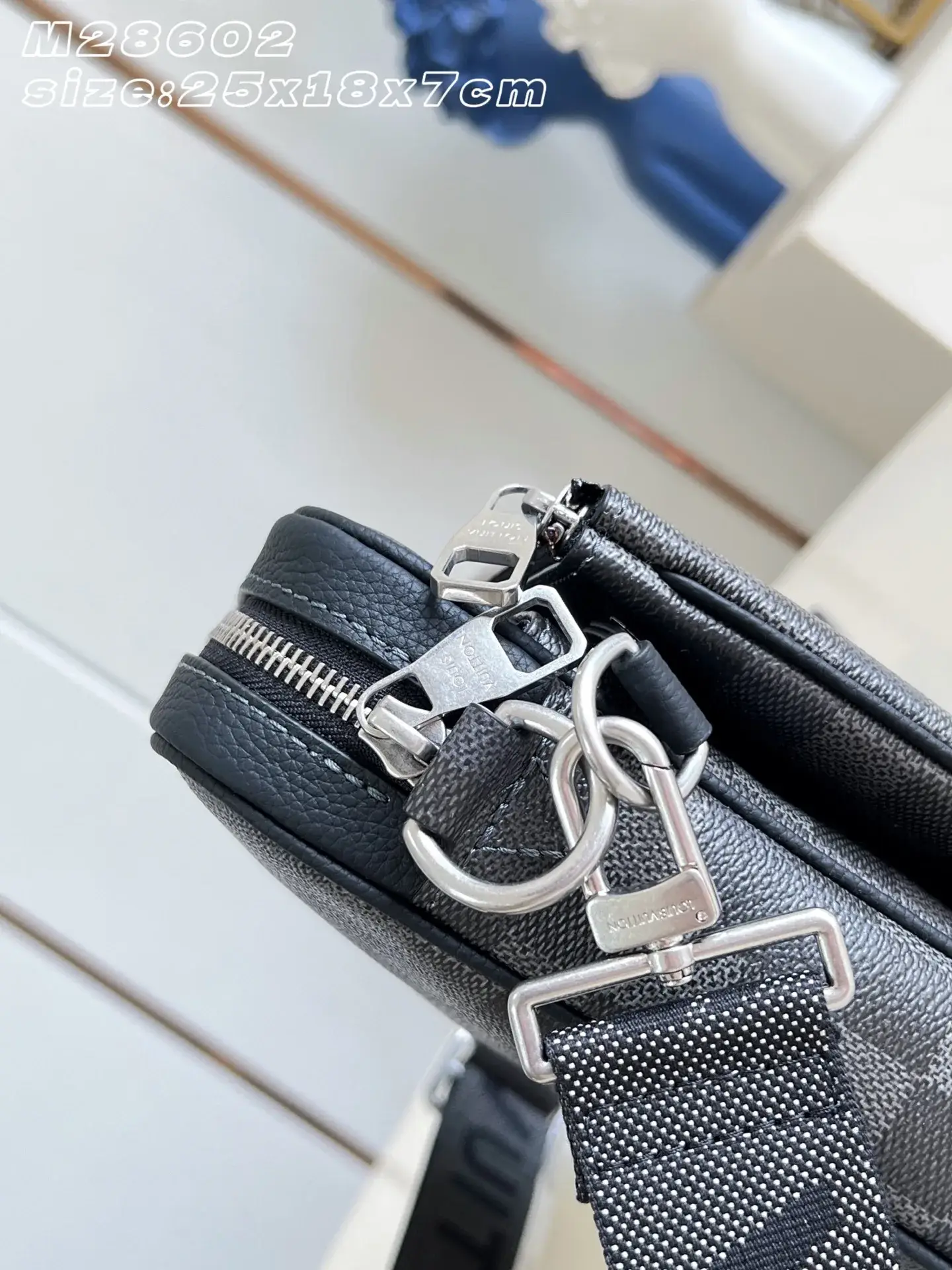 Louis Vuitton Grey Damier Canvas Crossbody Bag product photo from LabelPicks