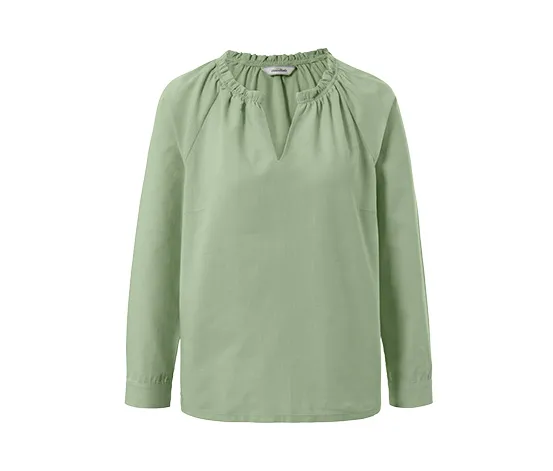 Bluse mit V-Ausschnitt
