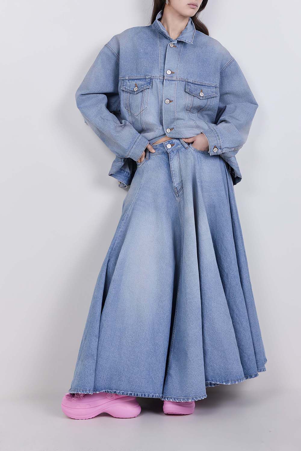 BALENCIAGA ז'קט ג'ינס
