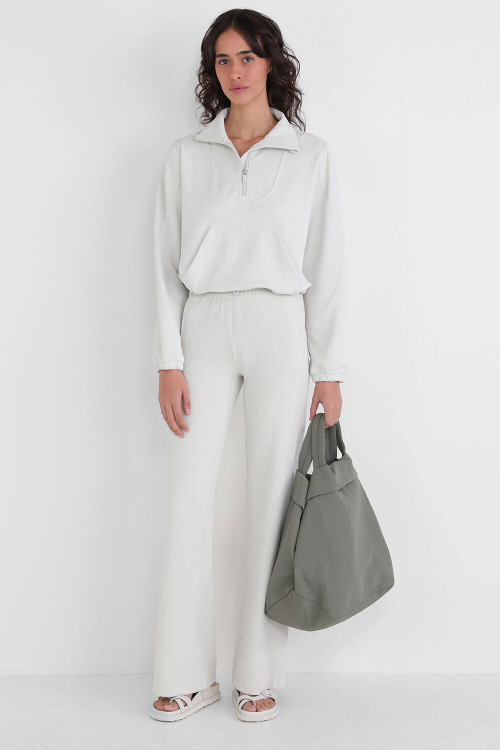 LULULEMON Brushed Softstreme Ribbed Half Zip