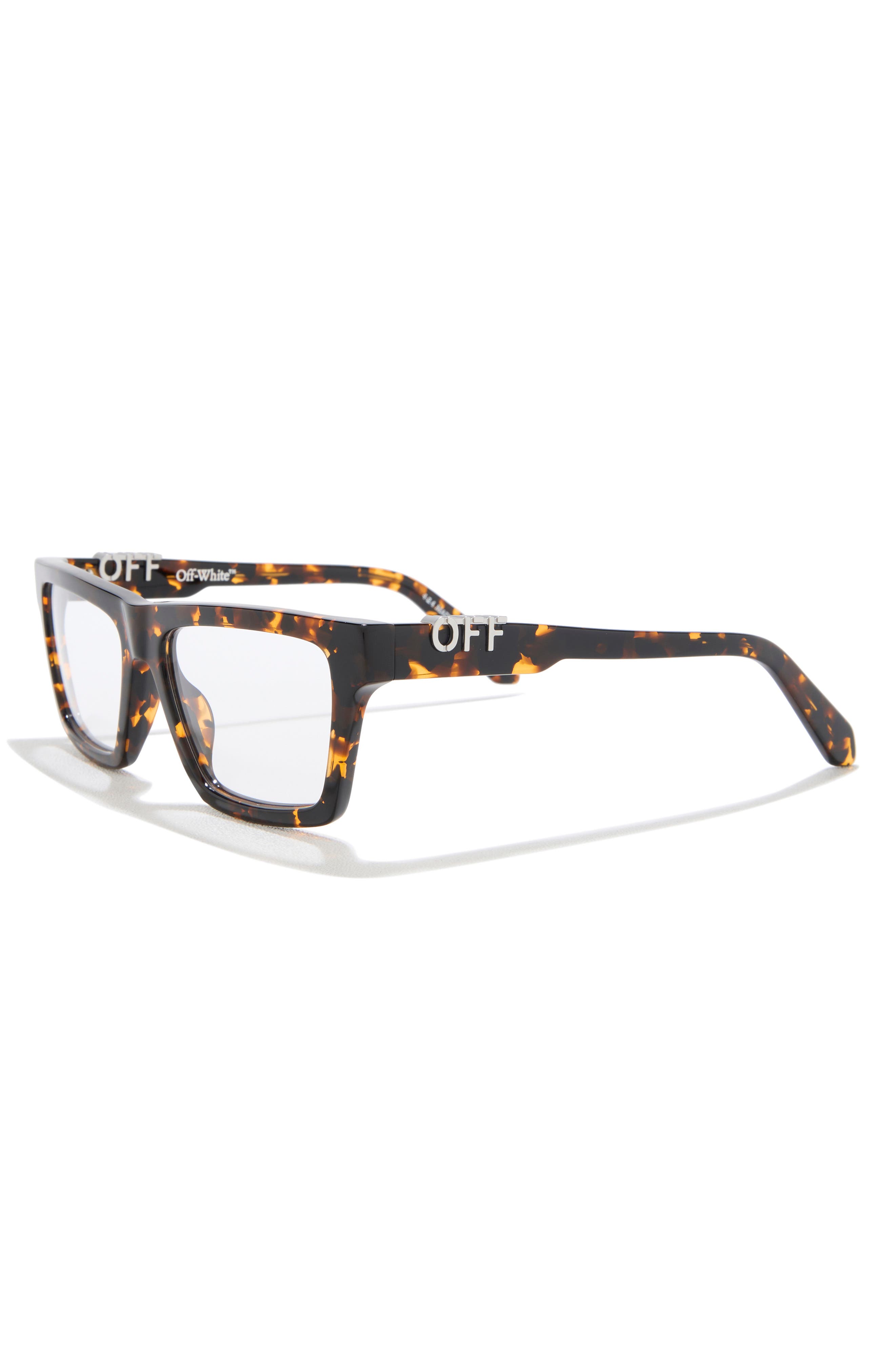 Off-White Havana 55mm Optical Glasses