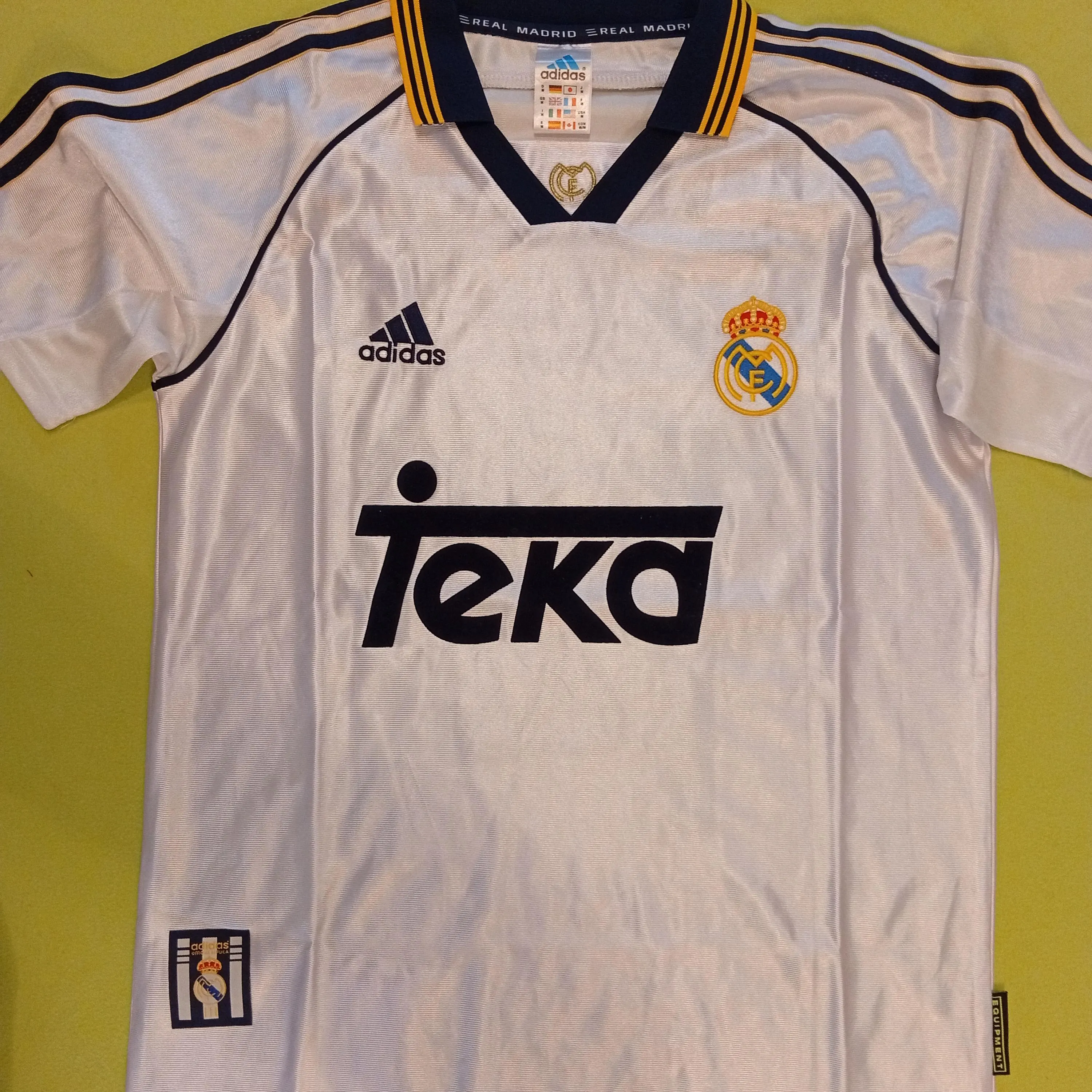 Guti Signed Autographed Real Madrid FC Football T-Shirt With COA