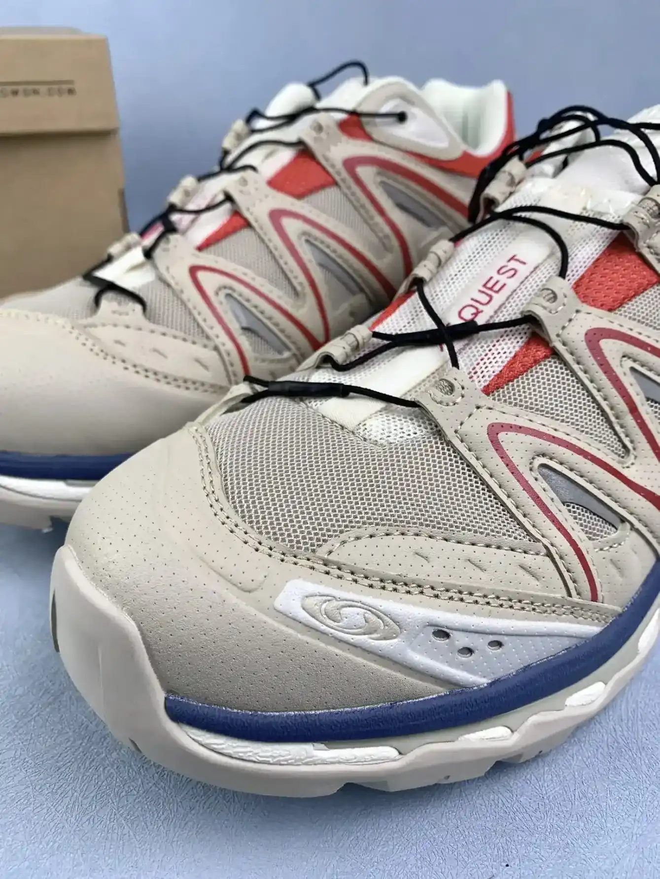 Salomon XT-Quest “Cream White Red” Shoes product photo from LabelPicks