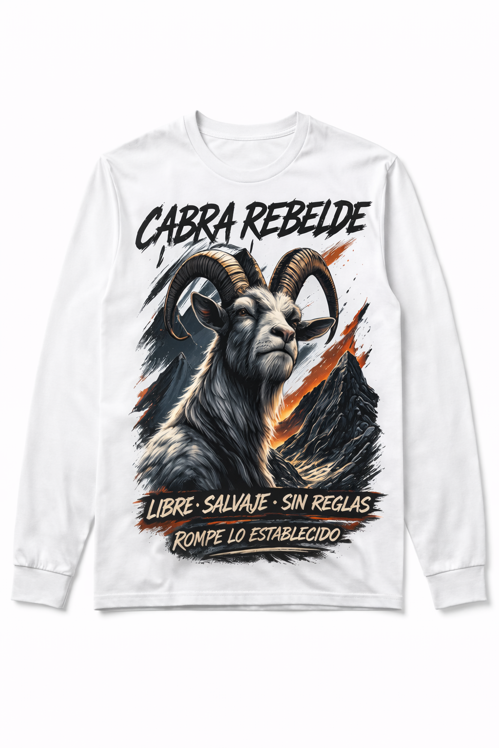 Remera Cabra Salvaje – Fuerza y Libertad