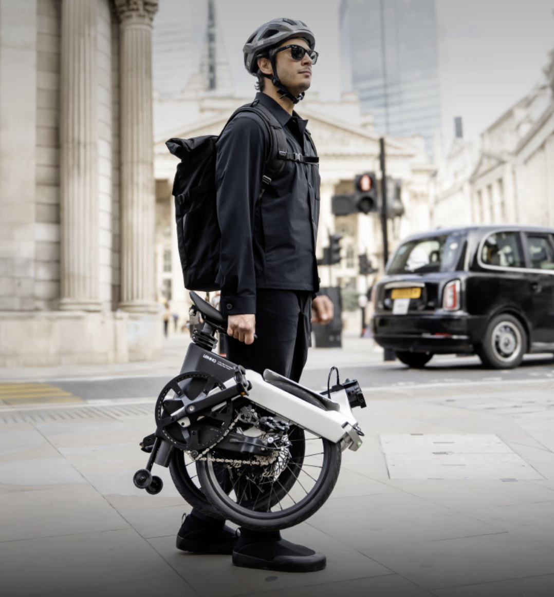 LEMMO ZERO Electric Bicycle Carbon Fiber Dual-Mode Folding Bike Germany 16-inch Light Weight - GreshamTech