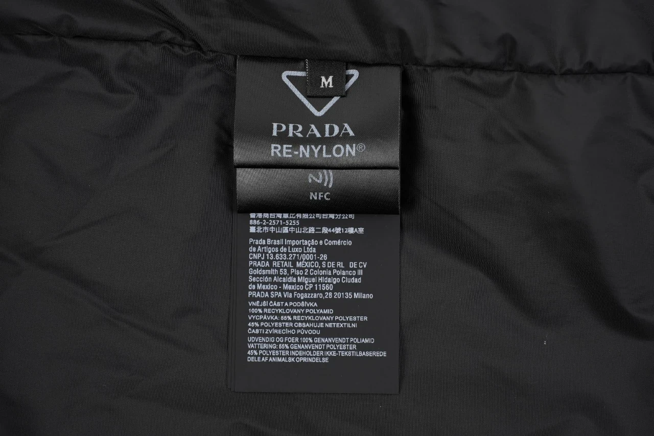 Prada Black Re-Nylon Lightly Padded Jacket product photo from LabelPicks