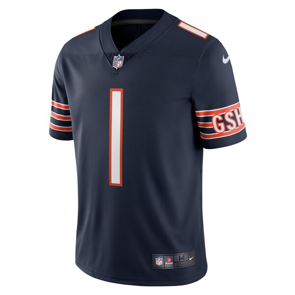 Justin Fields Chicago Bears Nike Vapor Limited Jersey - Navy