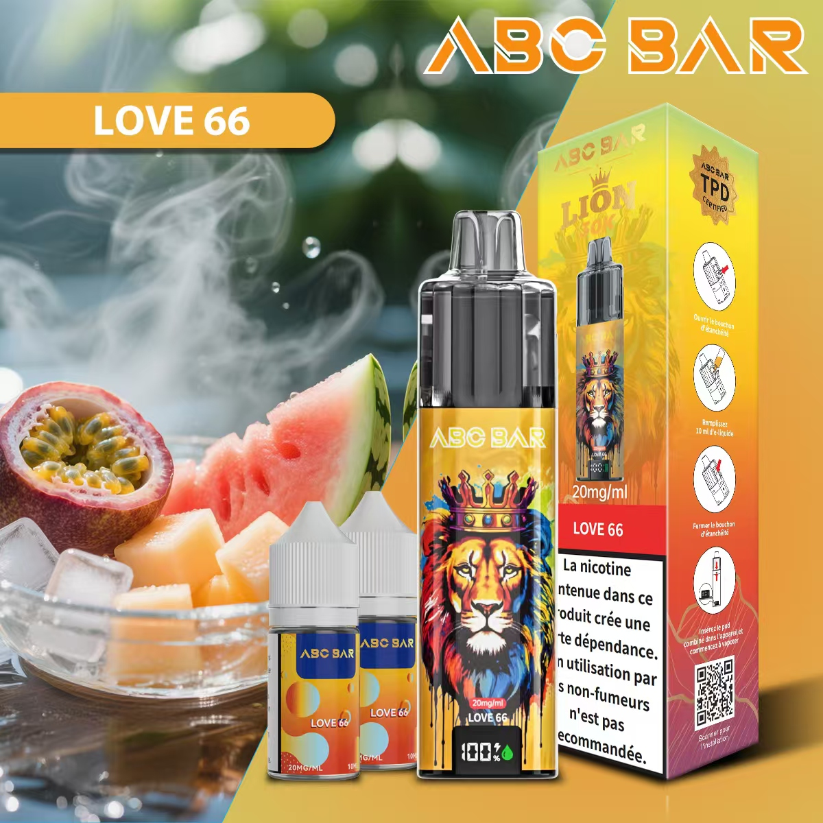 ABC Bar 30K Disposable Vape (2%, 30000 Puffs)