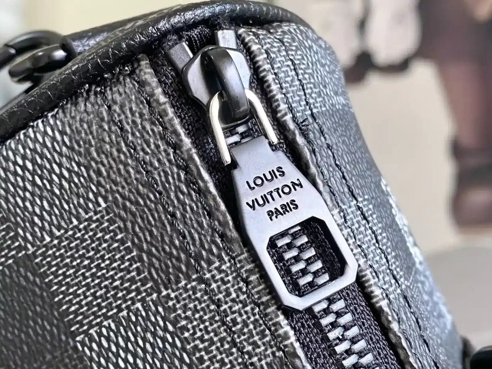 Louis Vuitton Keepall Black Canvas and Leather Tote Bag product photo from LabelPicks