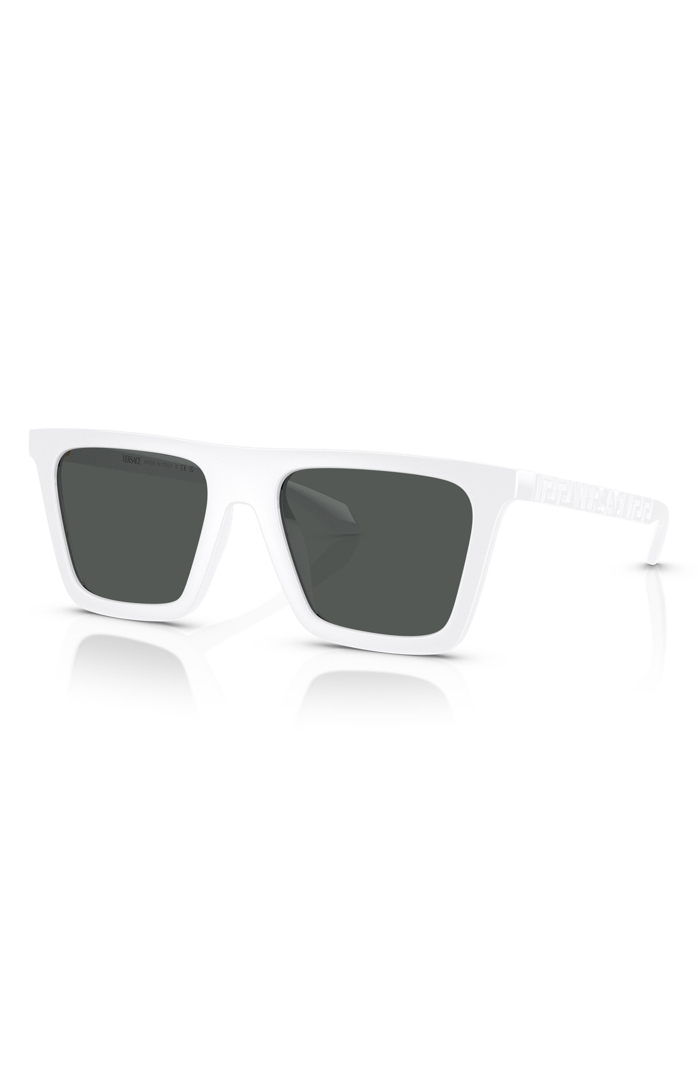 Versace 53mm Rectangular Sunglasses