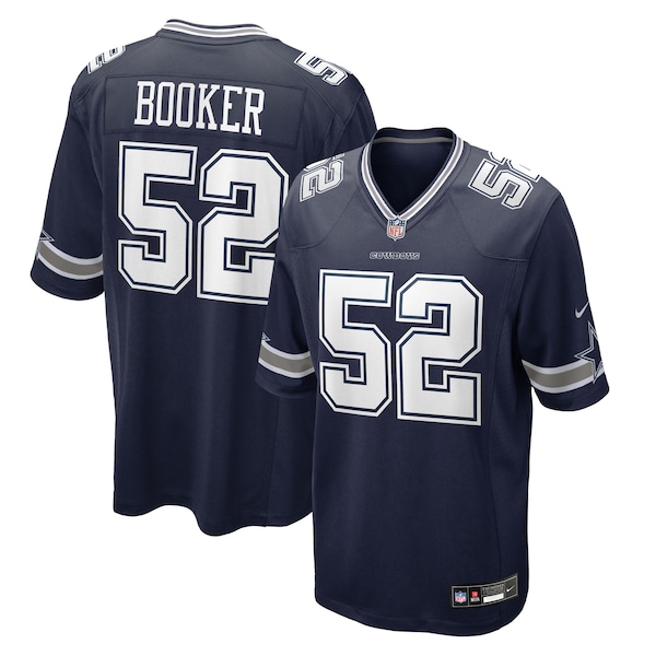 Tyler Booker Dallas Cowboys Nike 2025 NFL Draft First Round Pick Game Jersey - Navy