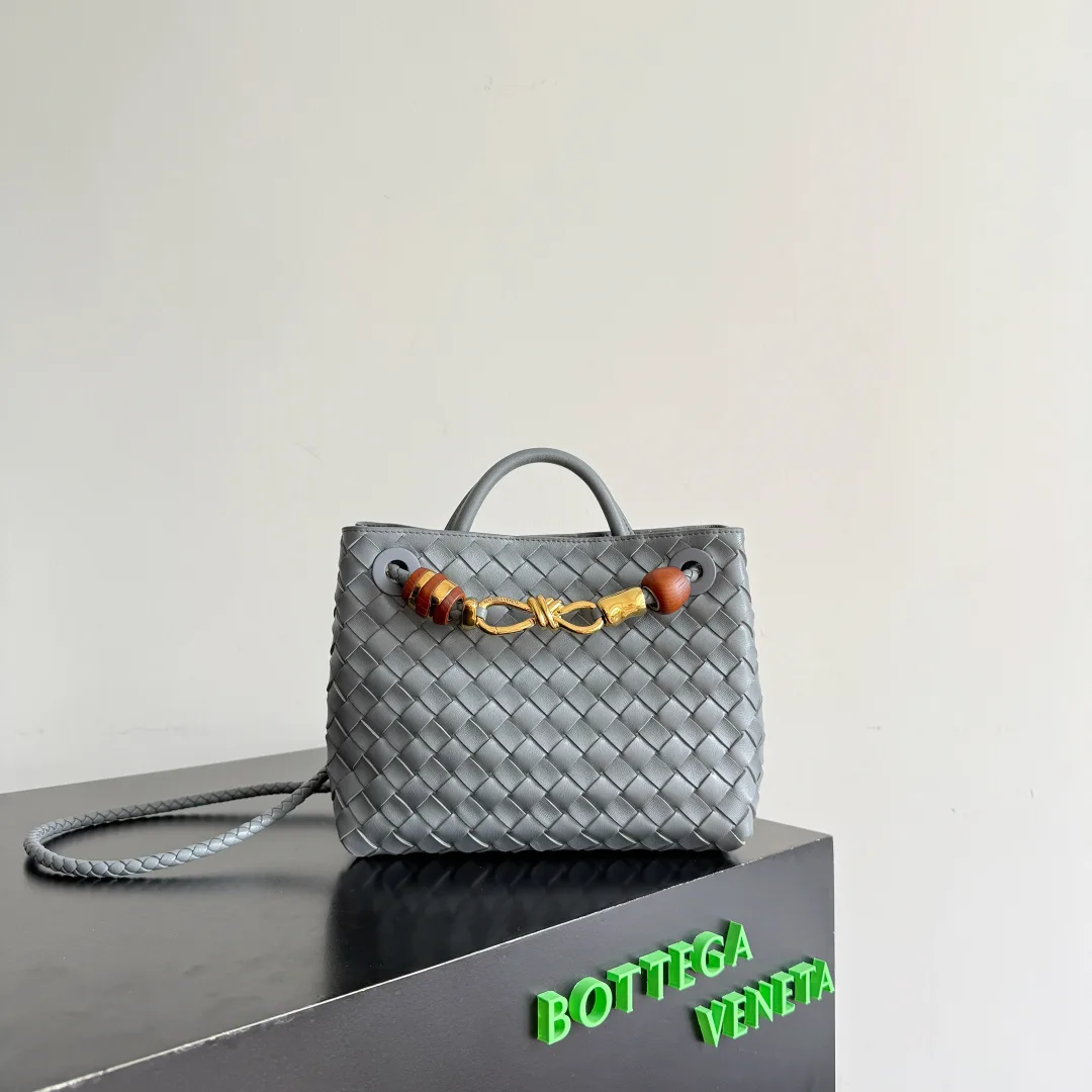 Bottega Veneta Intrecciato Woven Leather Andiamo Top Handle Bag product photo from LabelPicks