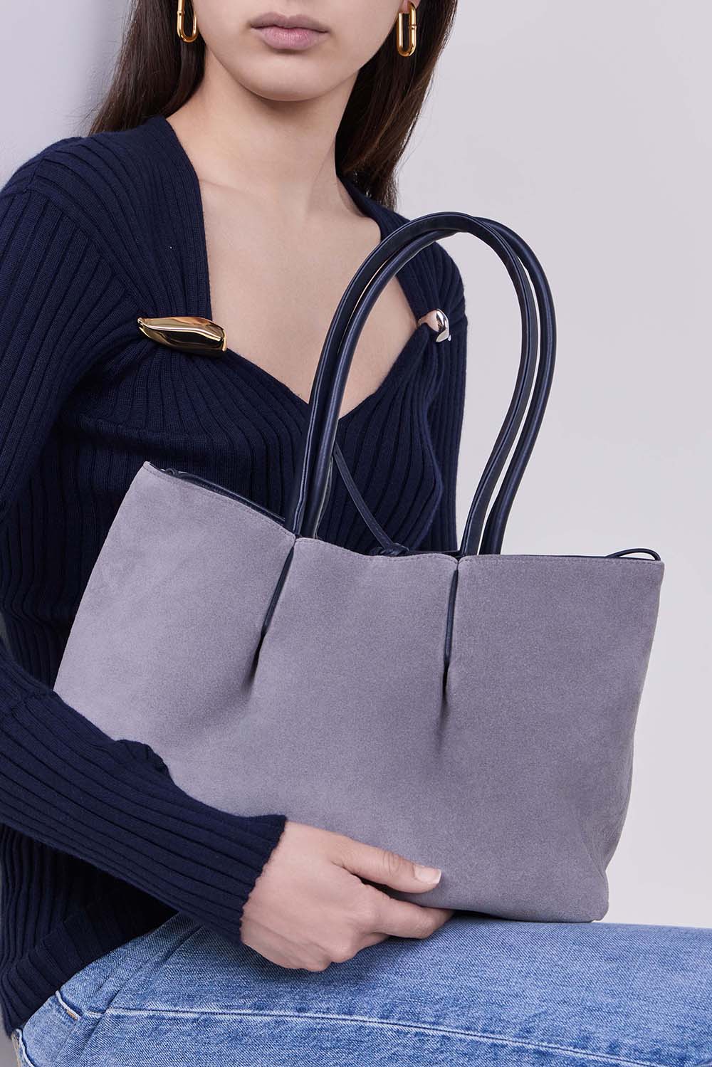 BOTTEGA VENETA תיק נשיאה דו-צדדי פינקוטקה מדיום