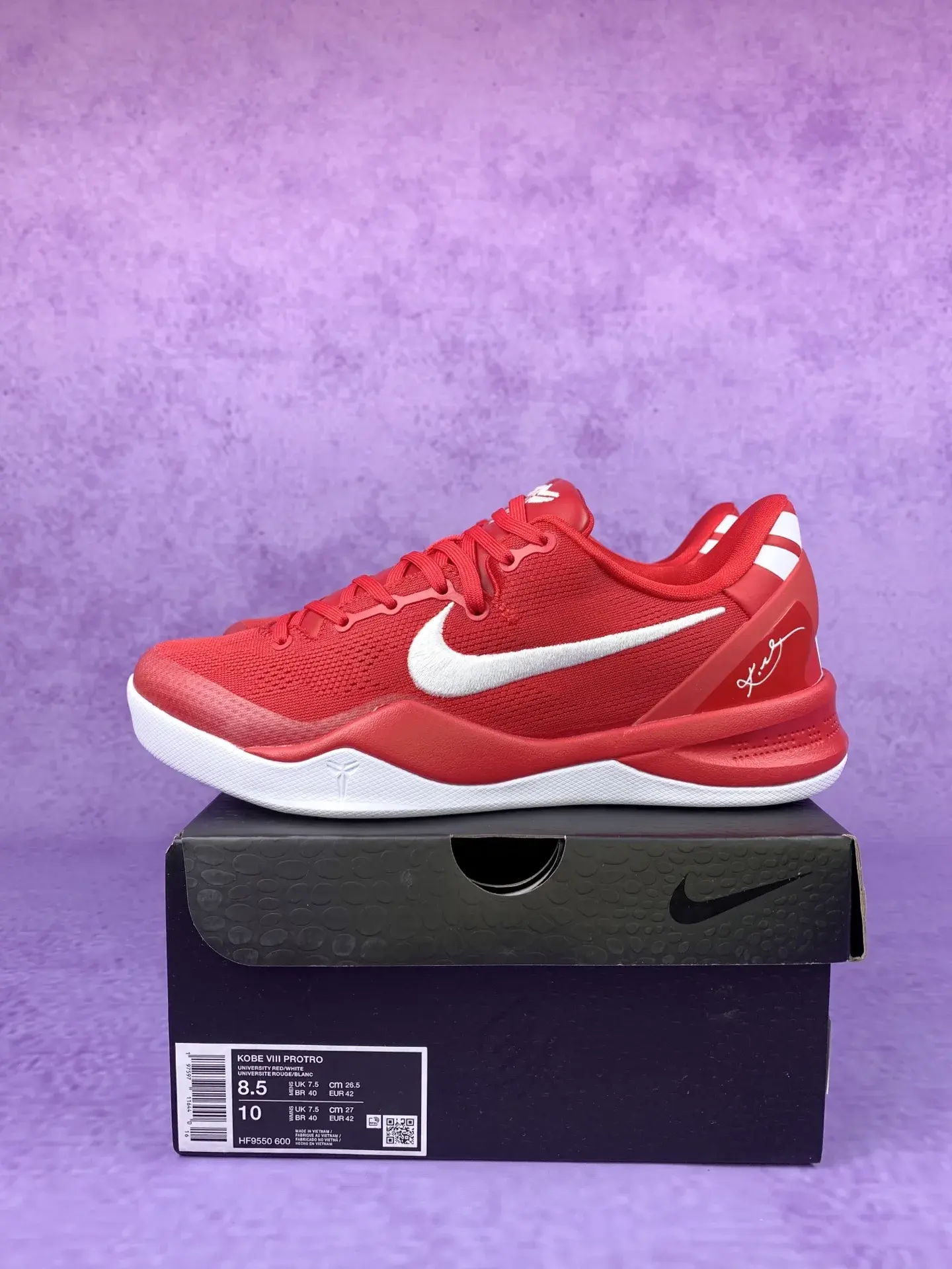 Kobe 8 Protro “University Red” Basketball Shoes product photo from LabelPicks
