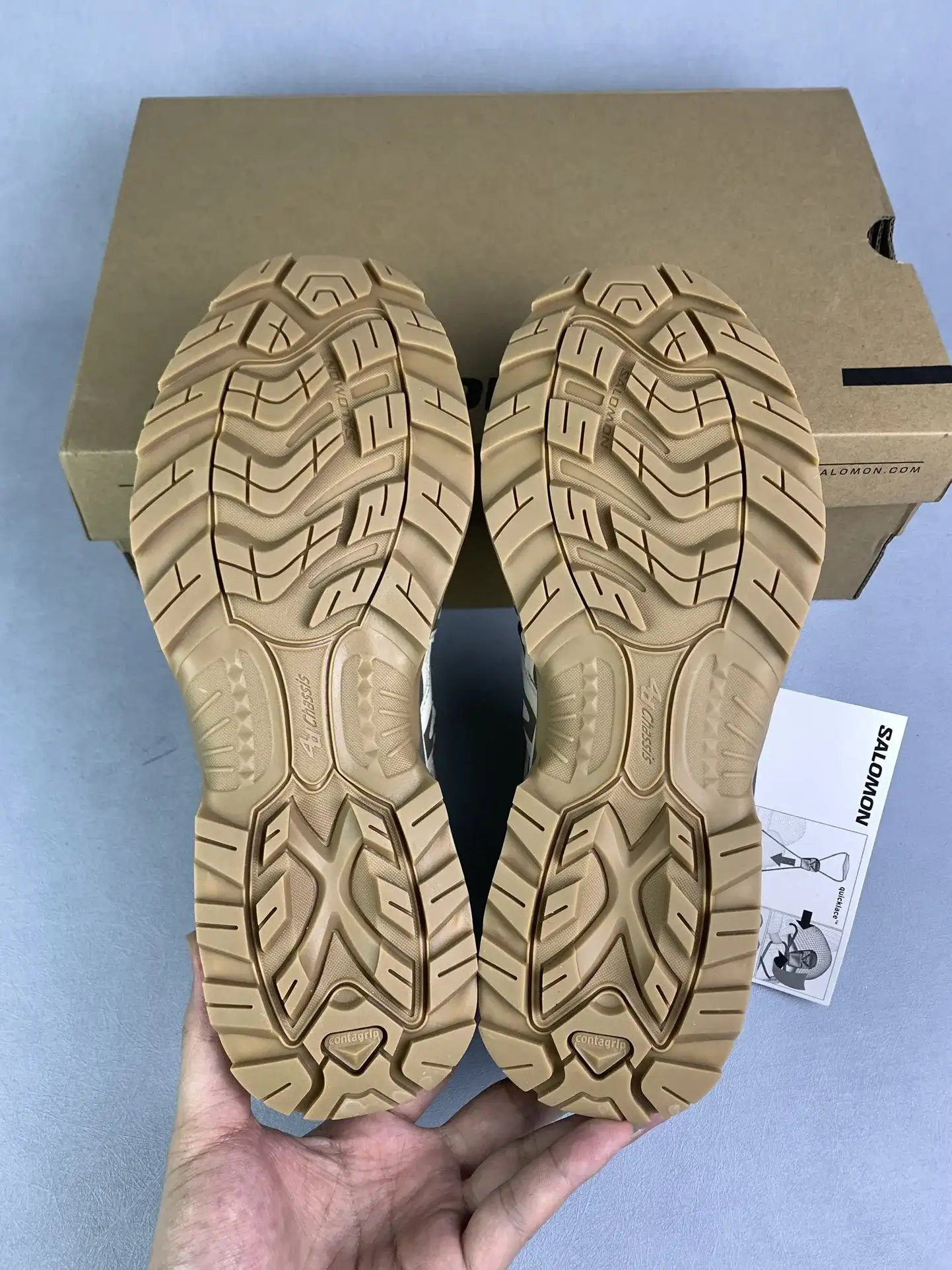 Salomon XT-Quest “Almond Milk Falcon” Shoes product photo from LabelPicks