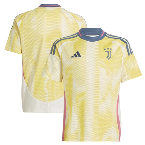 Juventus adidas Youth 2024/25 Away Replica Jersey - Yellow