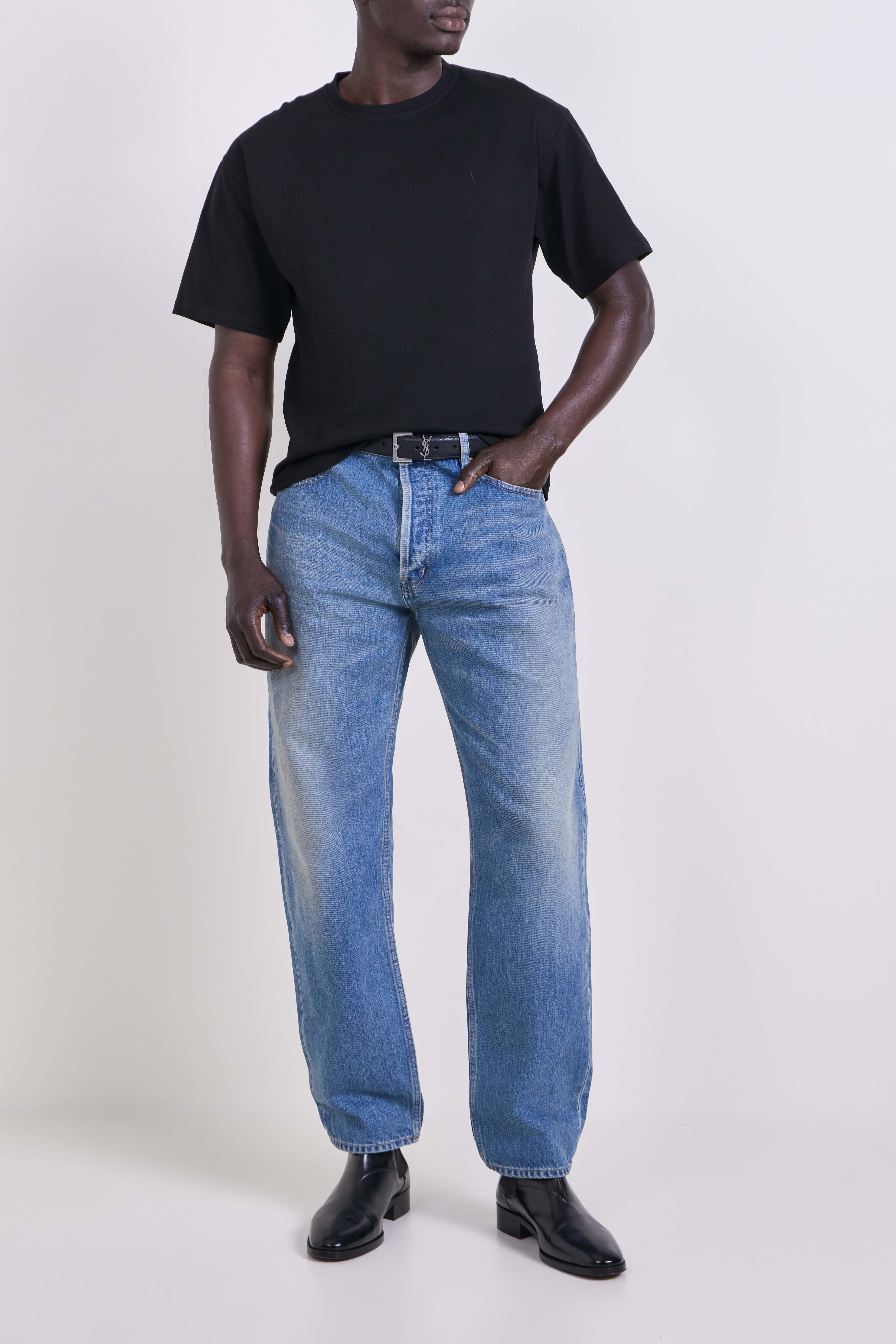 SAINT LAURENT חולצת טי אוברסייז