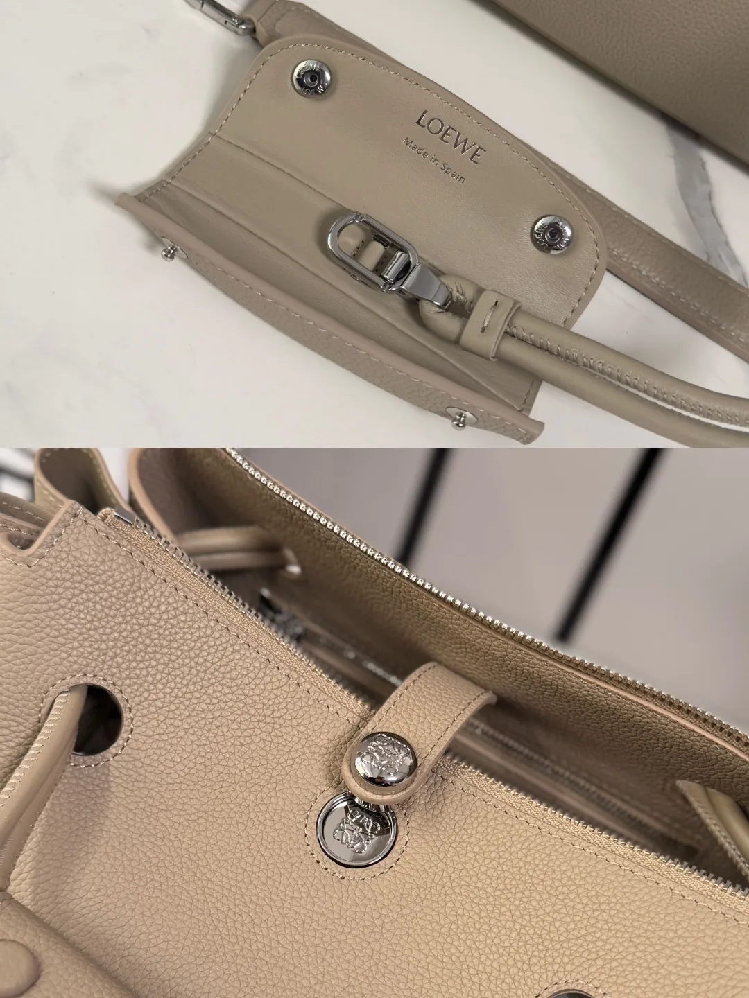 Loewe Grained Leather Top Handle Bag product photo from LabelPicks