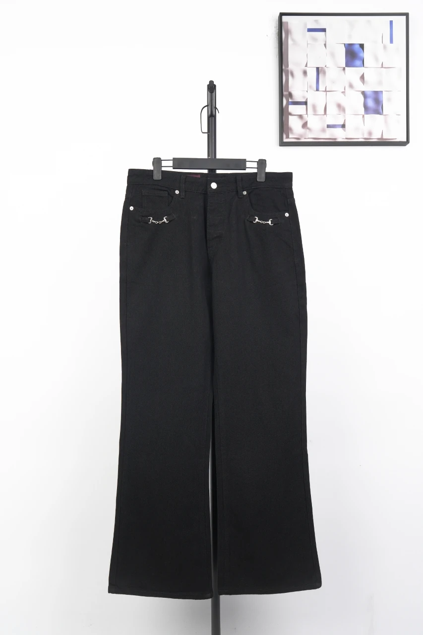 GUCCI Black Horsebit Straight-Leg Jeans product photo from LabelPicks