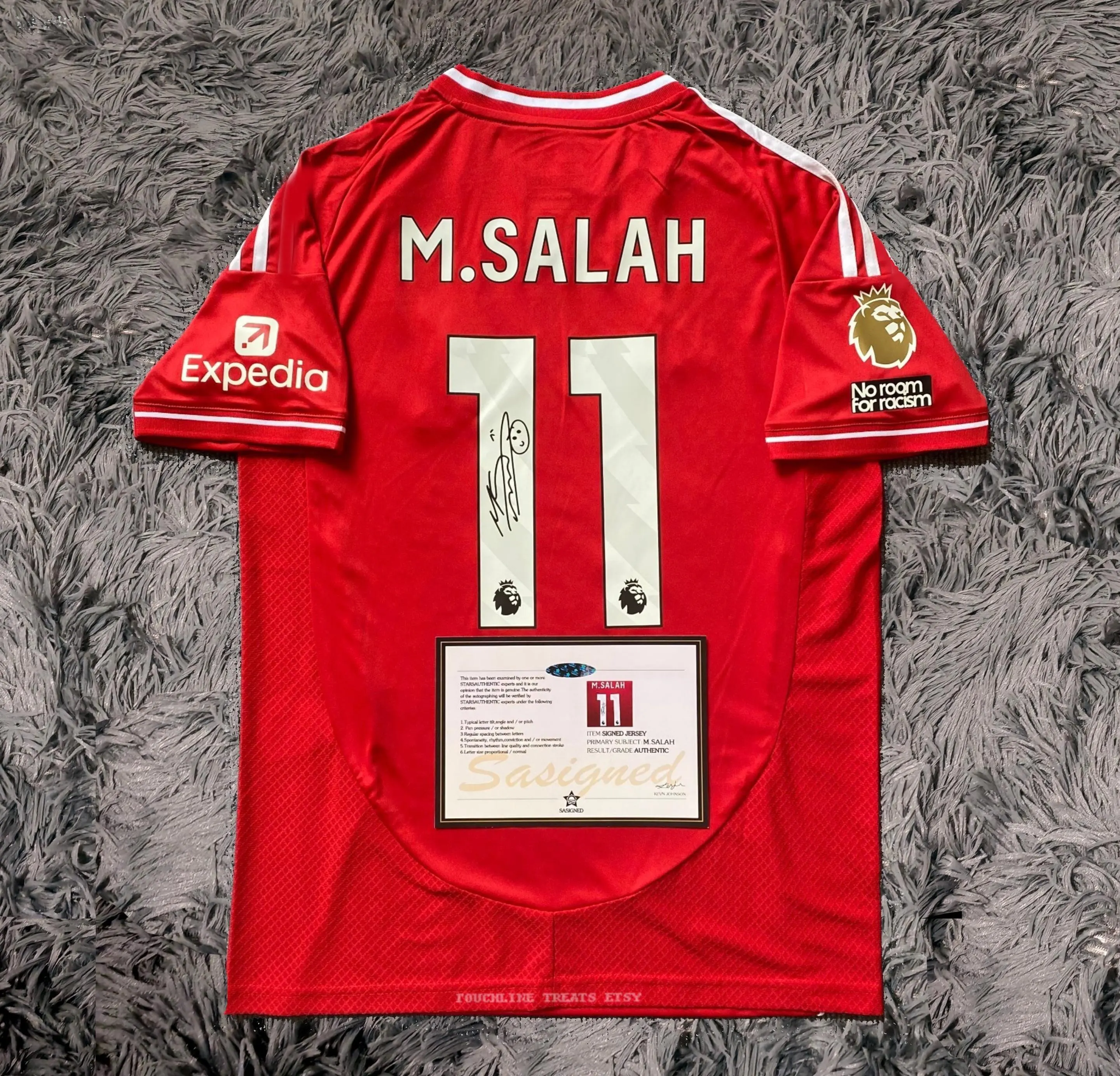Mo Salah SIGNED Liverpool 25/26 FINAL Home Jersey/Shirt - COA - 2025