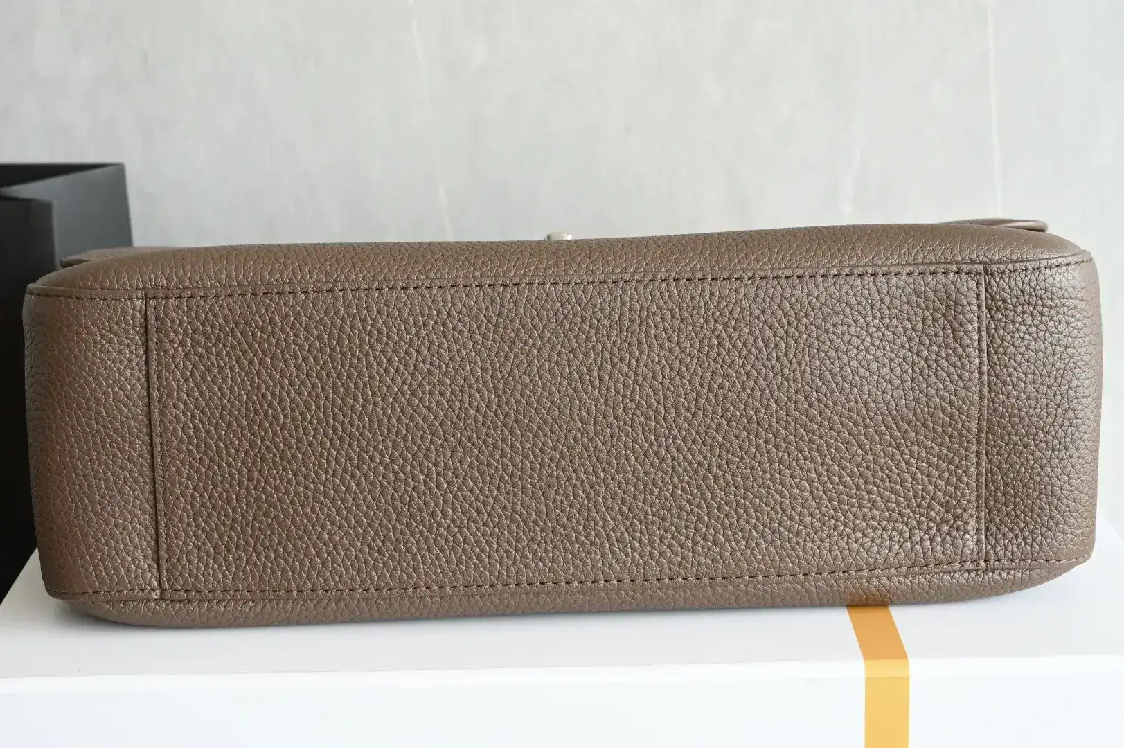 Chanel Brown Grained Leather Shoulder Bag product photo from LabelPicks