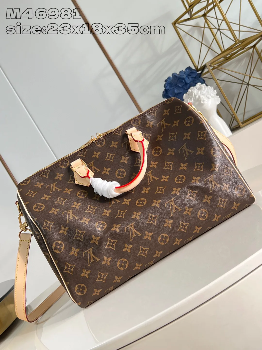 Louis Vuitton Speedy Canvas and Leather Top Handle Bag product photo from LabelPicks