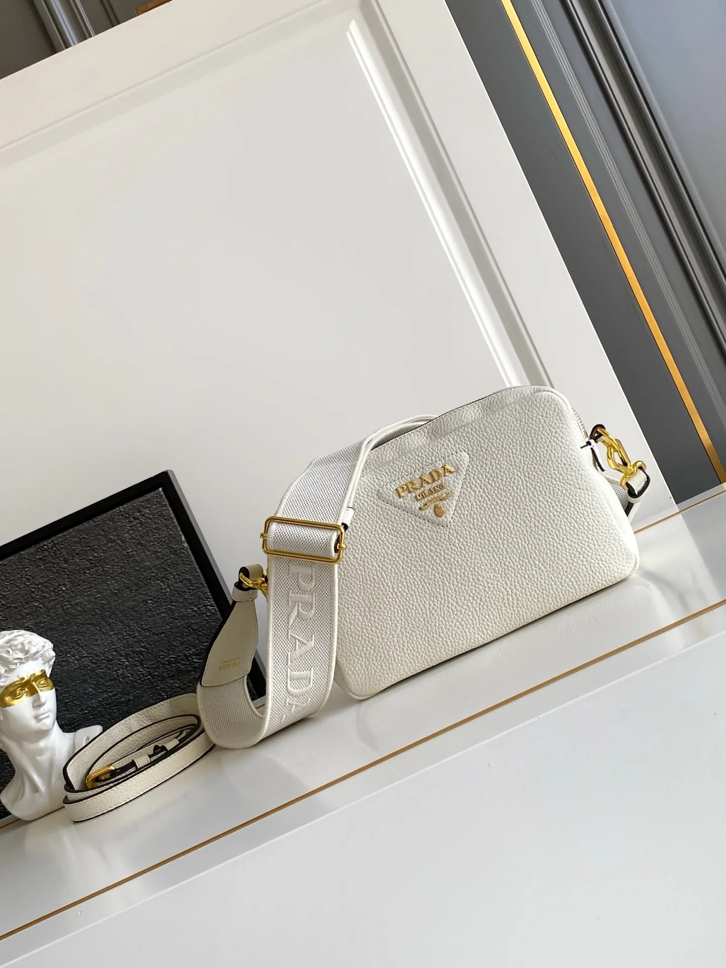 Prada Calfskin Shoulder Bag product photo from LabelPicks