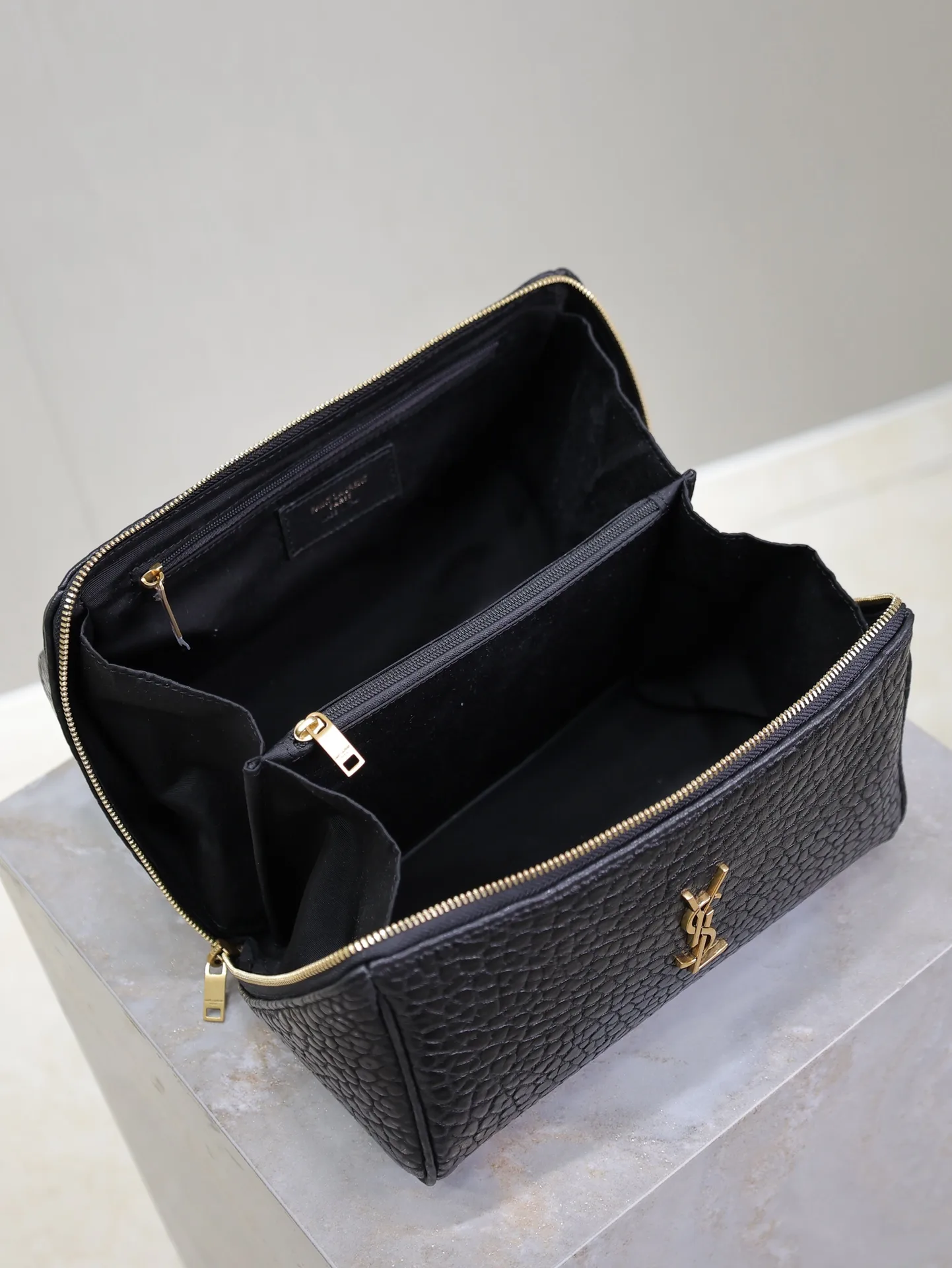 Saint Laurent Black Lambskin Top Handle Bag product photo from LabelPicks