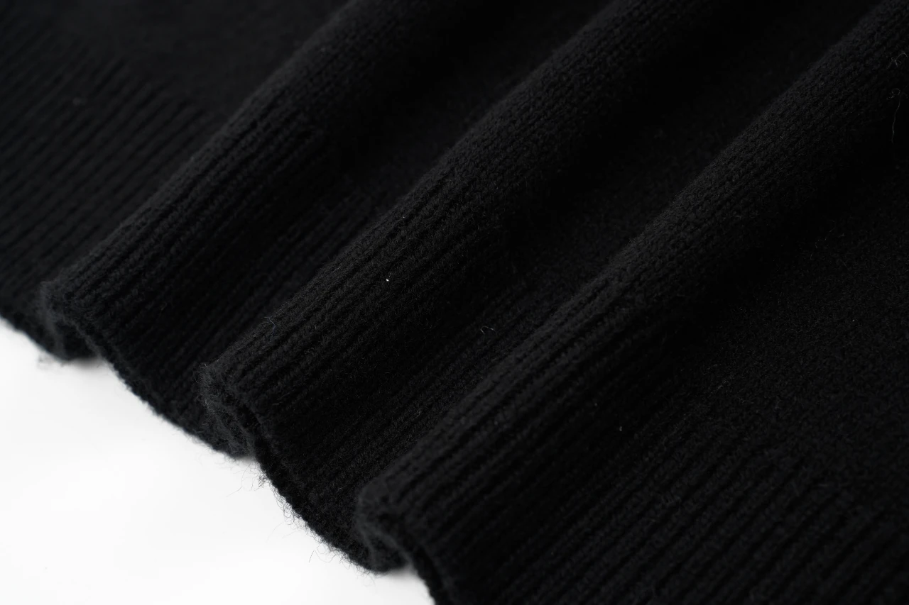 GUCCI Black Script Logo Jacquard Crewneck Sweater product photo from LabelPicks
