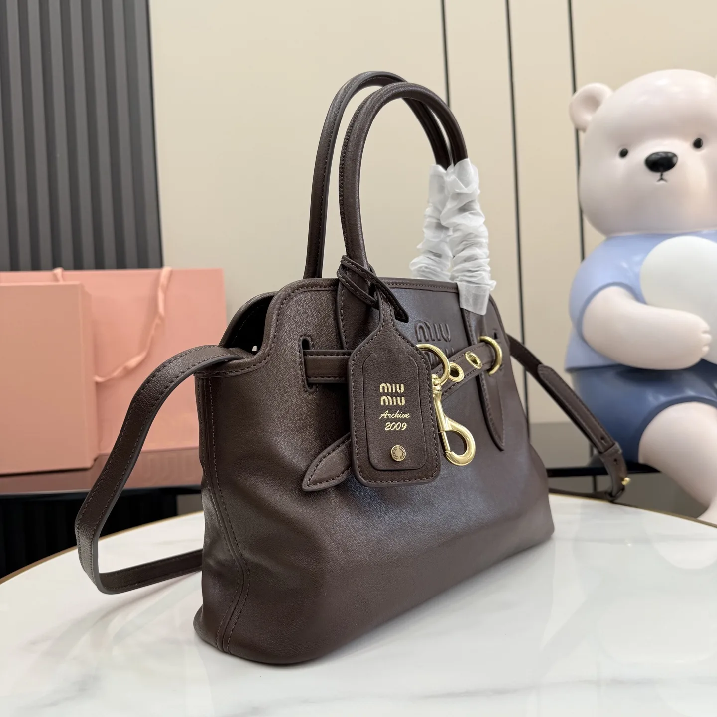 Miu Miu Polished Top Handle Bag product photo from LabelPicks