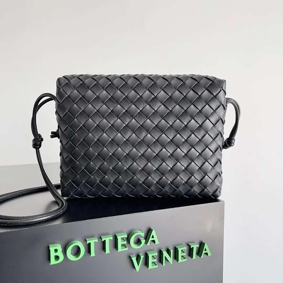 Bottega Veneta Intrecciato Woven Leather Crossbody Bag product photo from LabelPicks