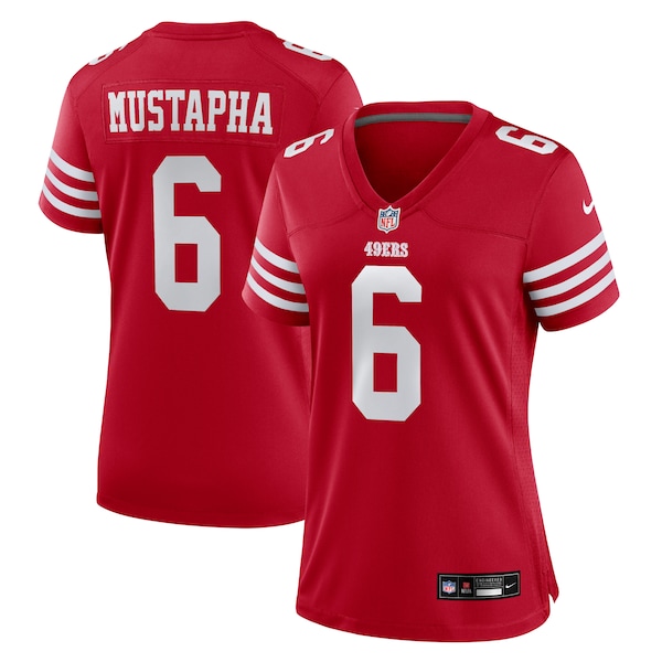 Malik Mustapha San Francisco 49ers Nike Women's  Game Jersey -  Scarlet