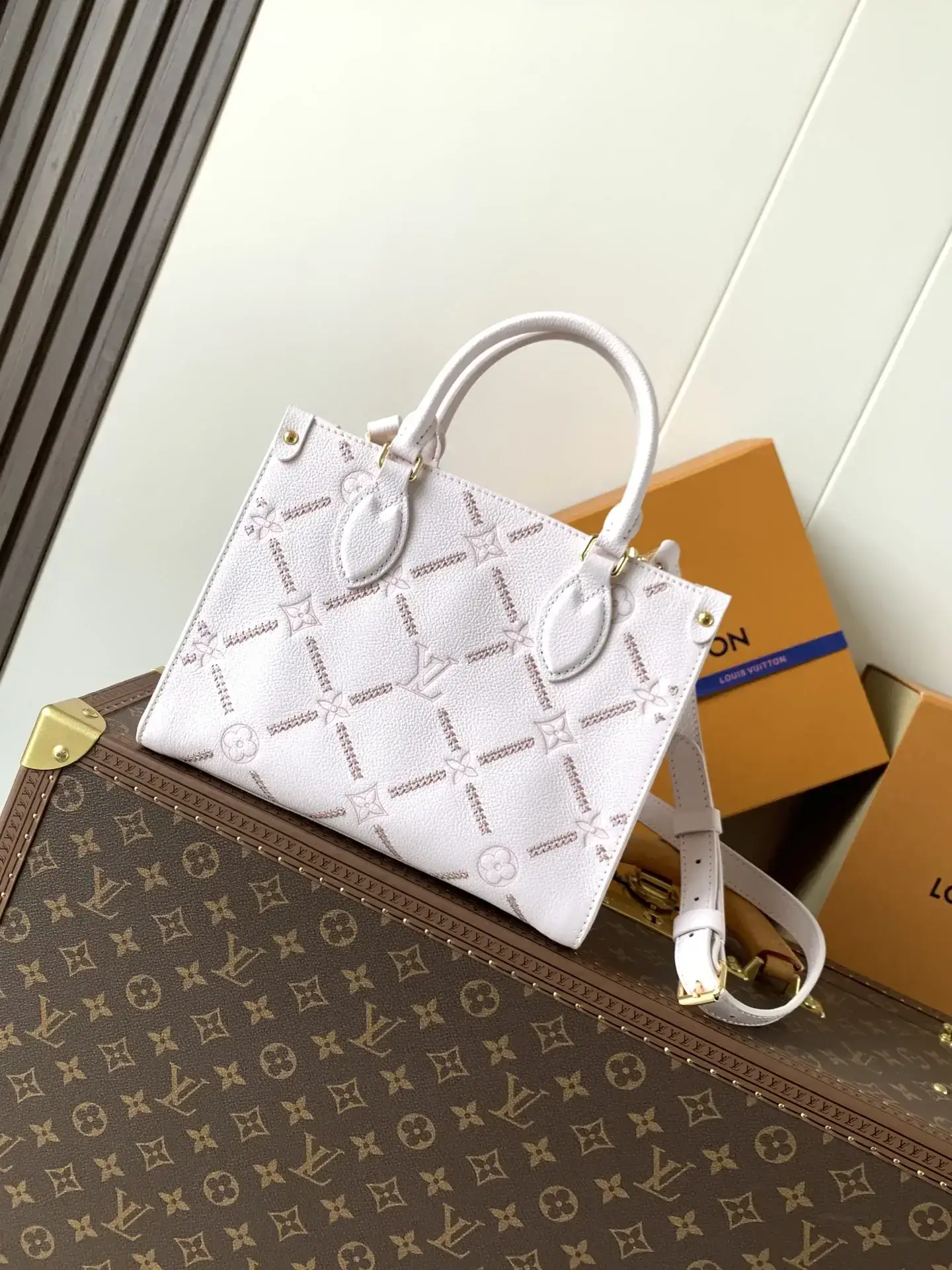 Louis Vuitton Onthego Black Quilted Leather Tote Bag product photo from LabelPicks