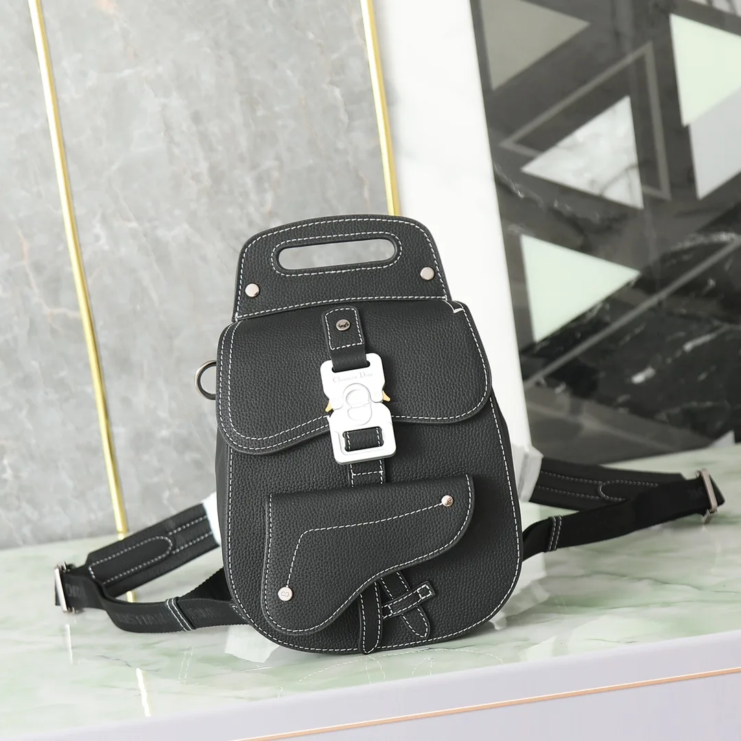 Dior Saddle Black Oblique Canvas Backpack product photo from LabelPicks