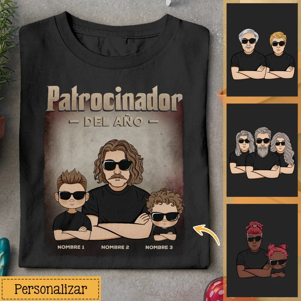 Personalizar Camisetas Para Papá | Patrocinador del año
