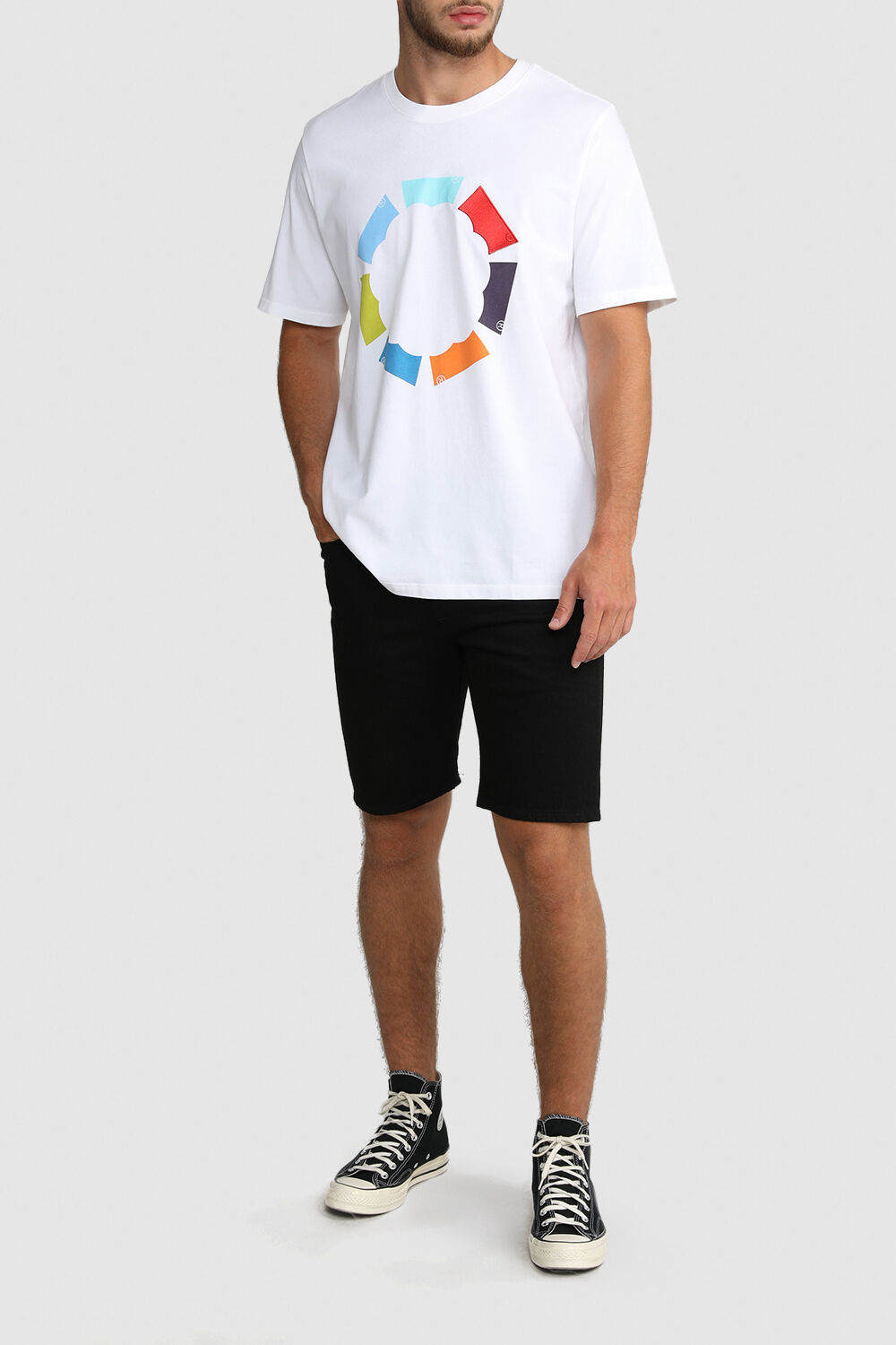 LEVI`S מכנסי ג'ינס קצרים 501 ישרים