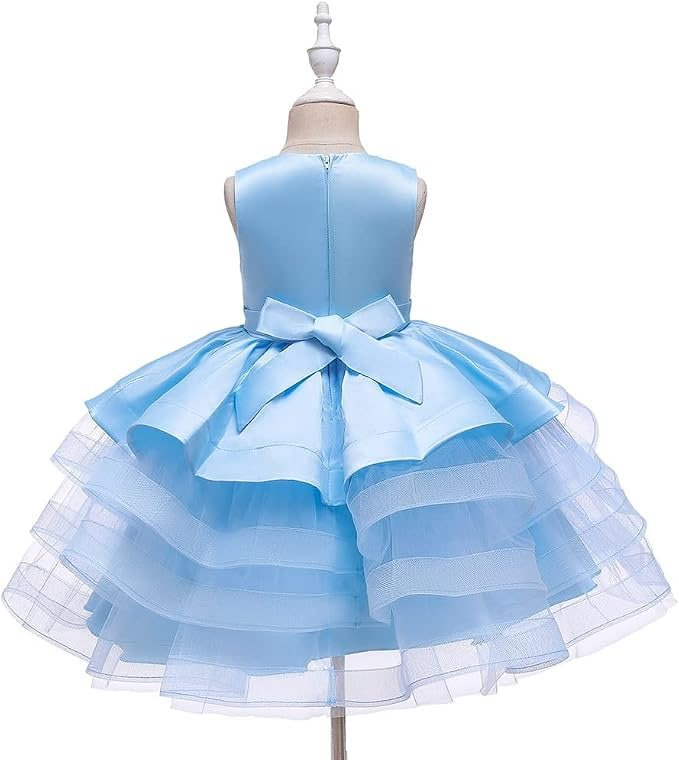 Girls Dress Embroidery Cake Mineral Princess Dress Girl Carnival Party Ball Dress.Suitable for height 120cm