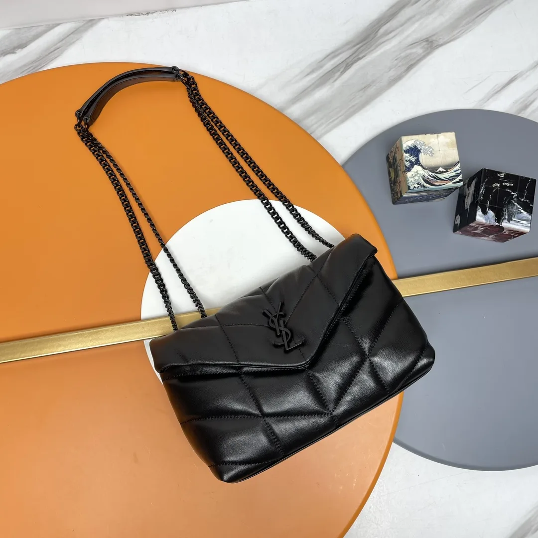 Saint Laurent Loulou Black Quilted Leather Shoulder Bag product photo from LabelPicks