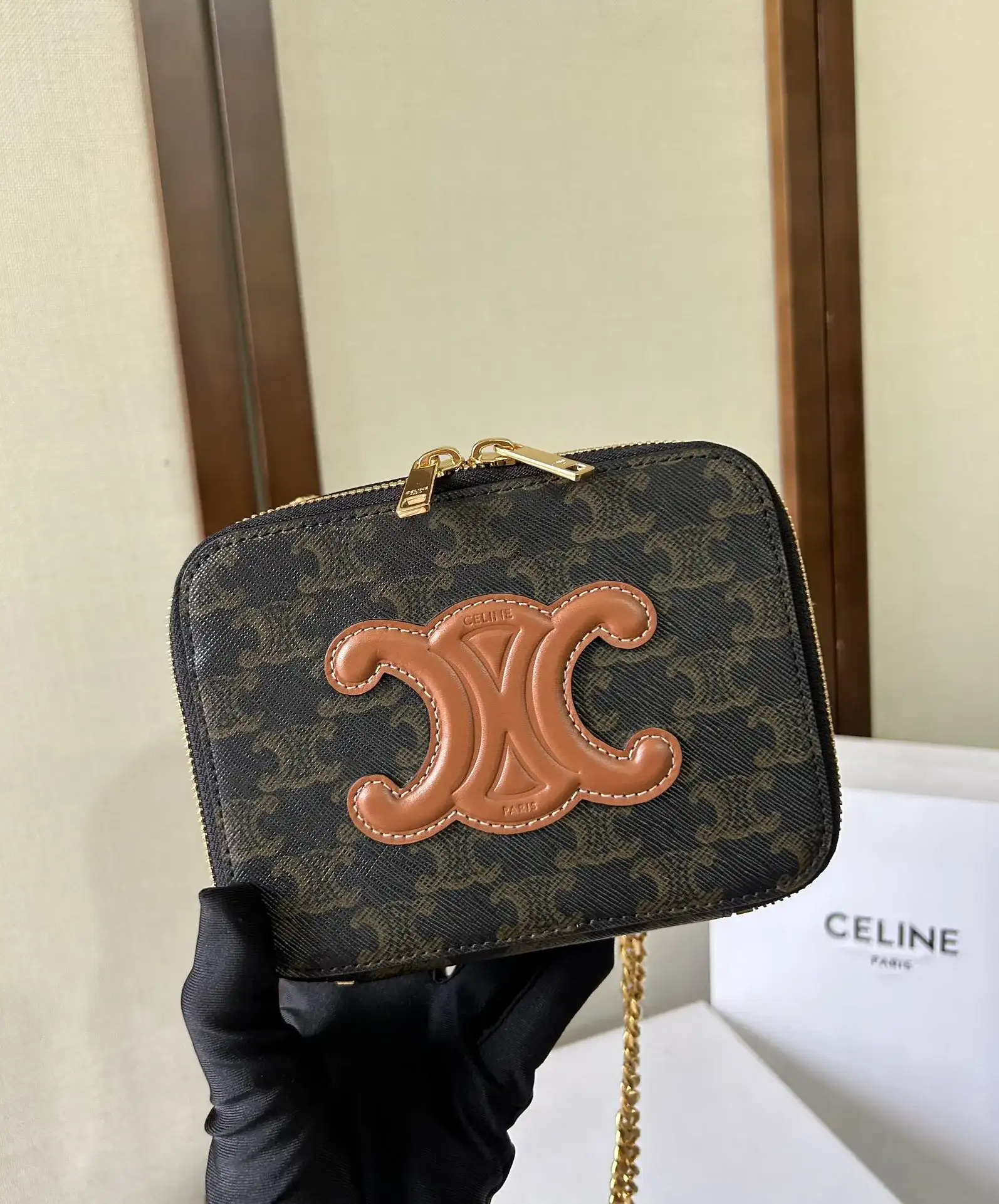 Celine Box Calfskin Crossbody Bag product photo from LabelPicks