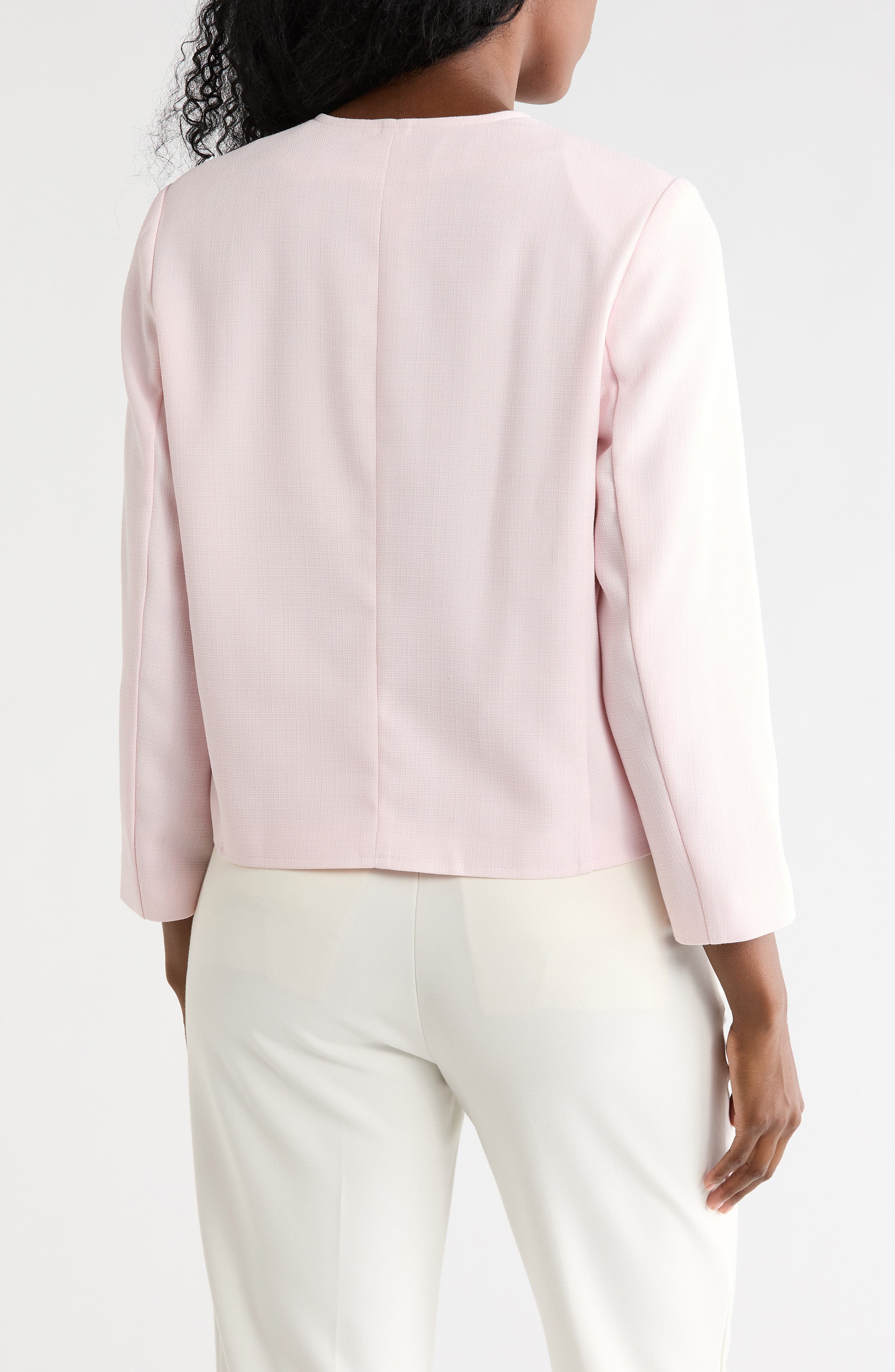 NORDSTROM RACK Textured Collarless Jacket
