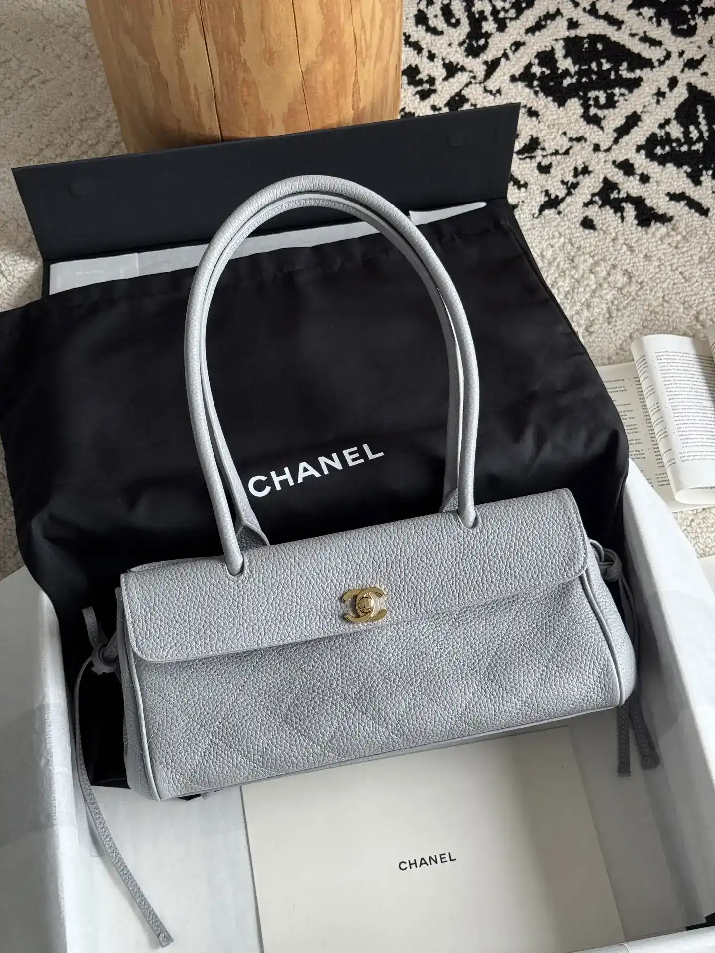 Chanel Grained Leather Top Handle Bag product photo from LabelPicks