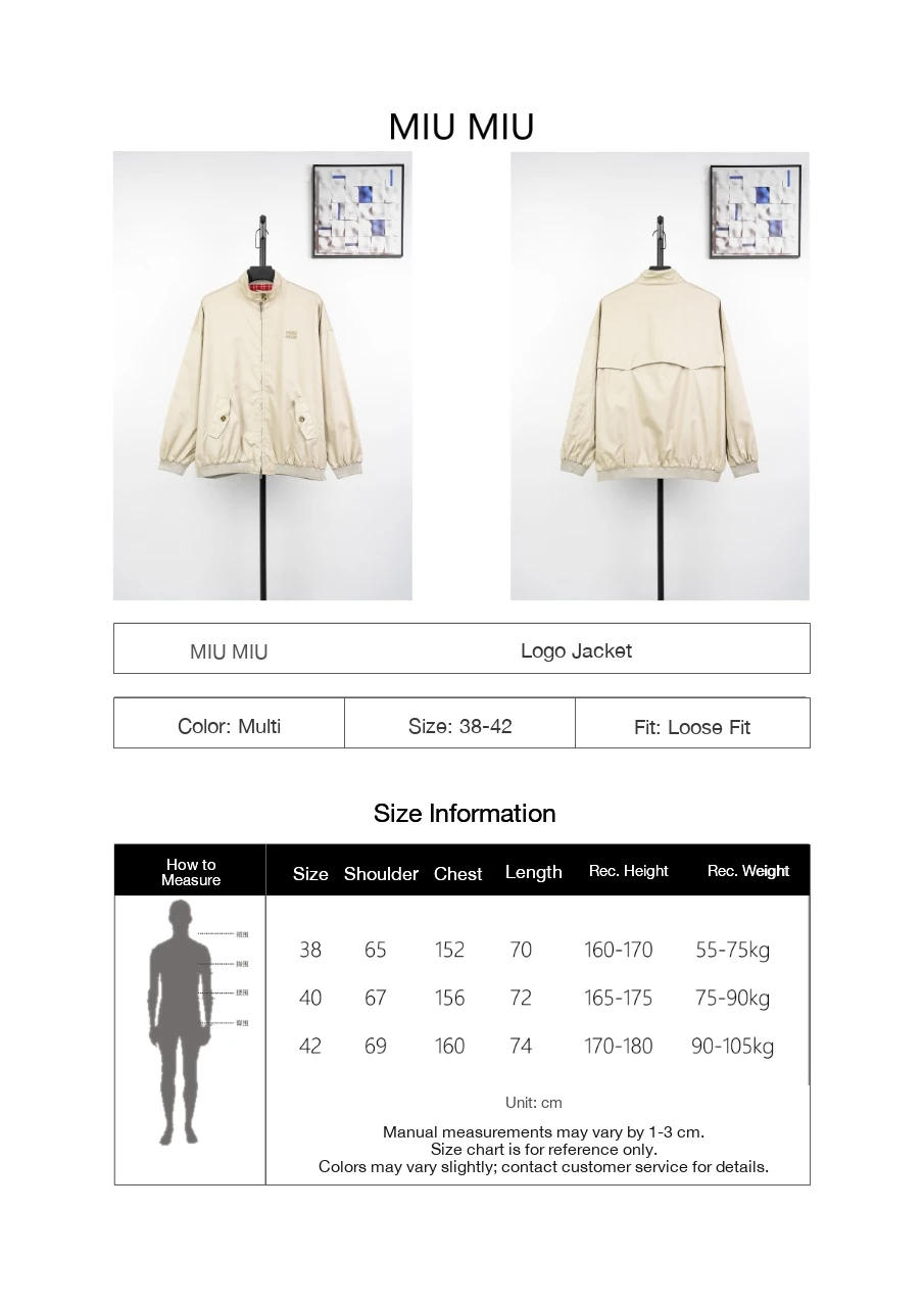 Miu Miu Beige Logo Red Check Lined Jacket product photo from LabelPicks