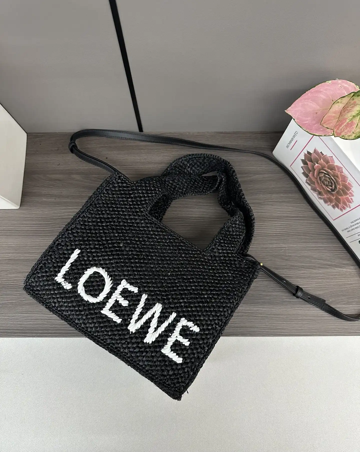 Loewe Woven Leather Tote Bag product photo from LabelPicks