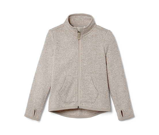 Kleinkind-Strickfleecejacke