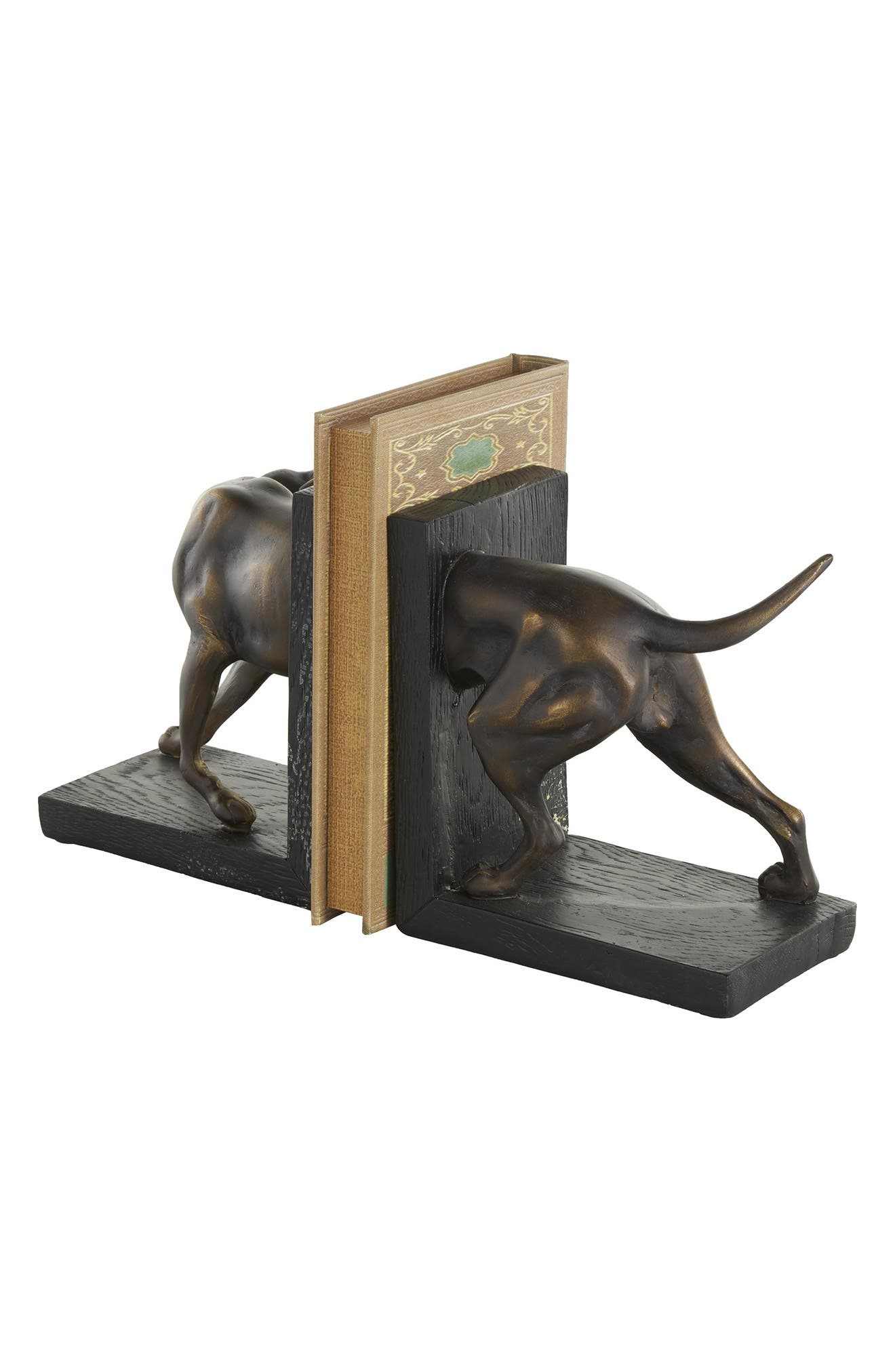 SONOMA SAGE HOME Greyhound Set of 2 Polystone Bookends