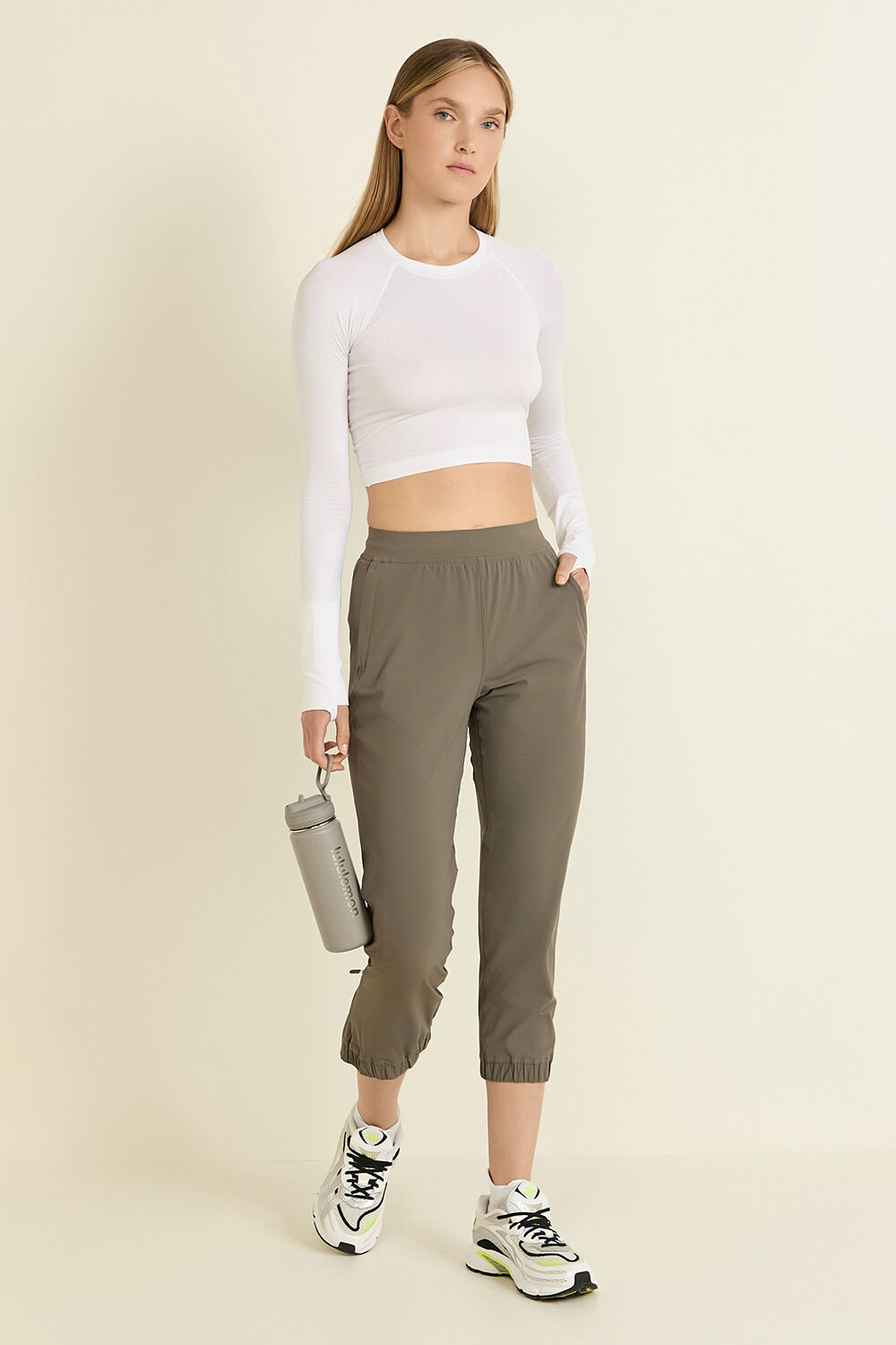 LULULEMON Swiftly Tech Cropped Long-Sleeve Shirt 2.0