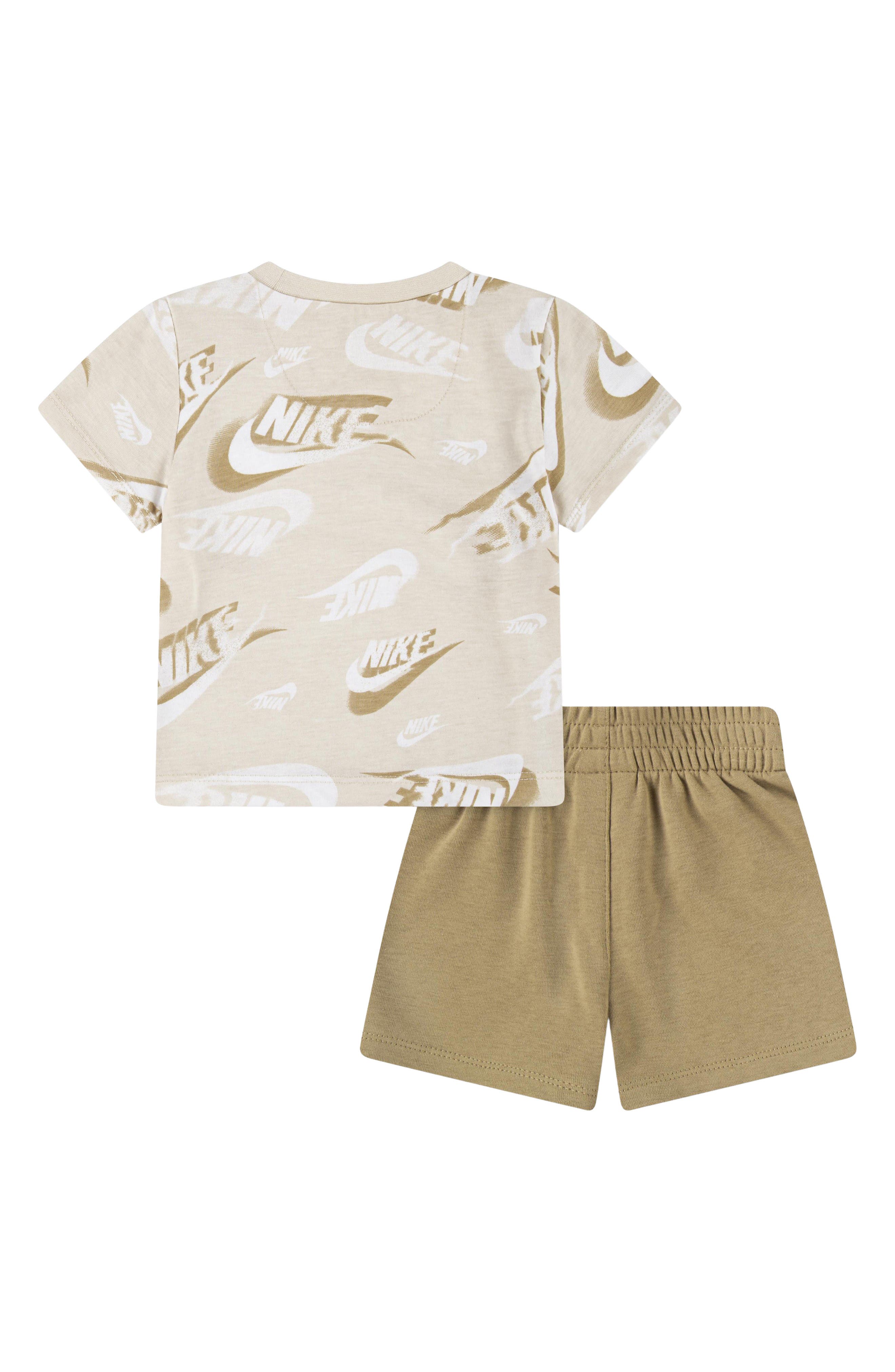 Nike Futura Jersey Graphic T-Shirt & French Terry Shorts Set