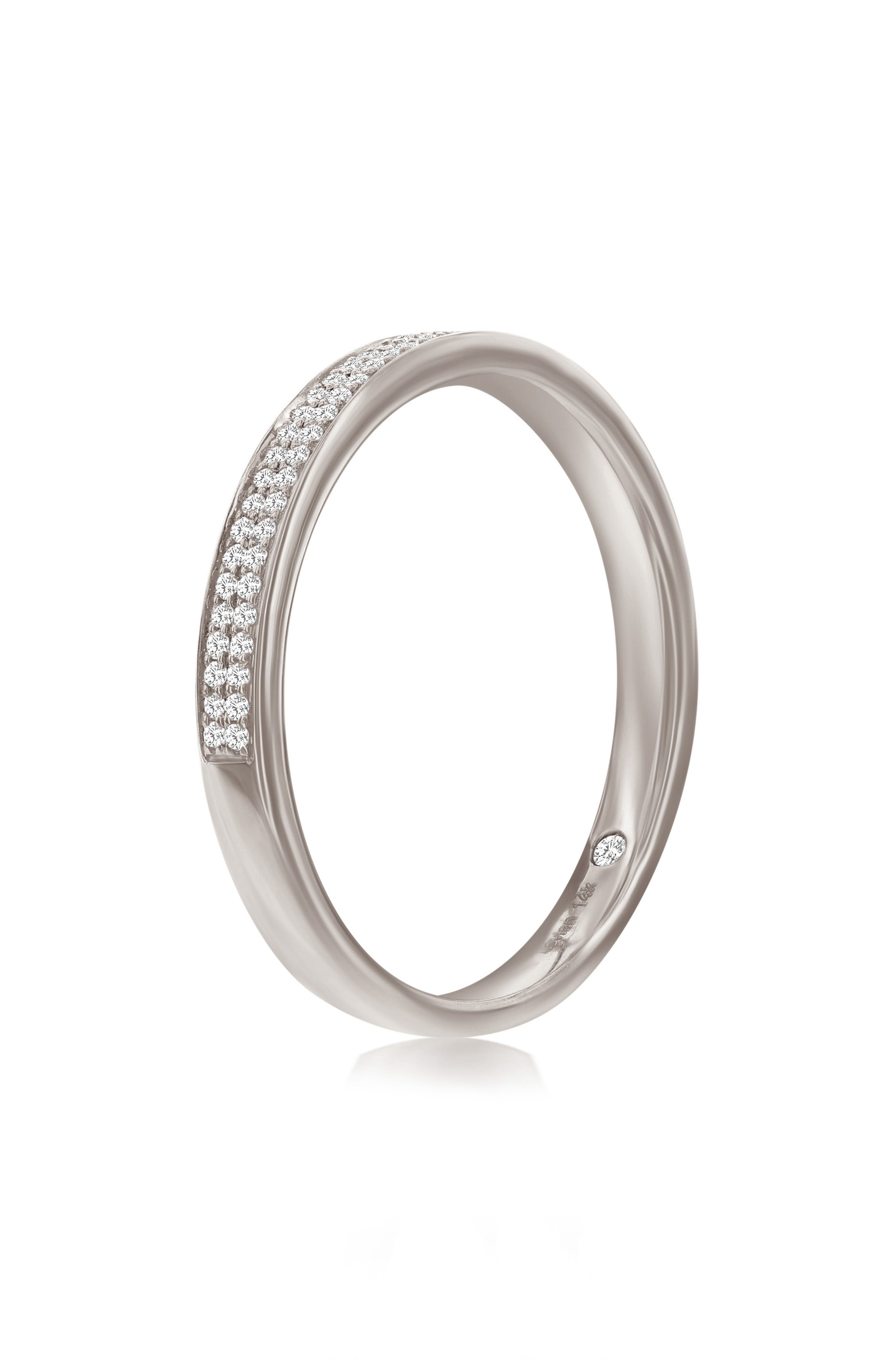 SUZY LEVIAN DIAMONDS 14K Gold Channel Set Diamond Ring - 0.16 ct.