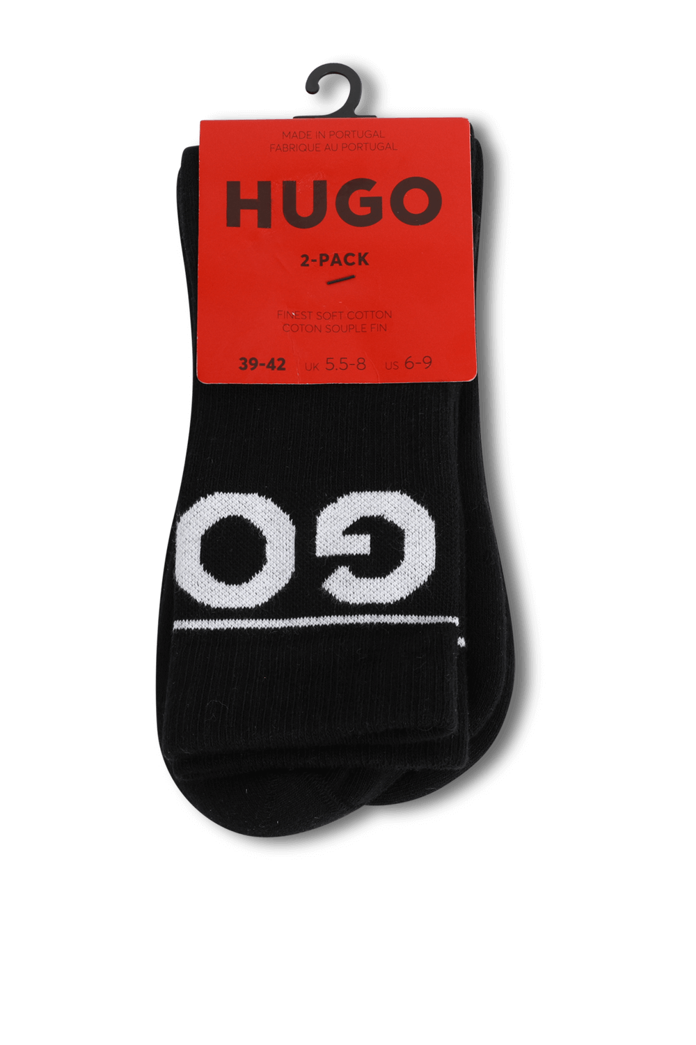 HUGO מארז שני זוגות גרבי כותנה