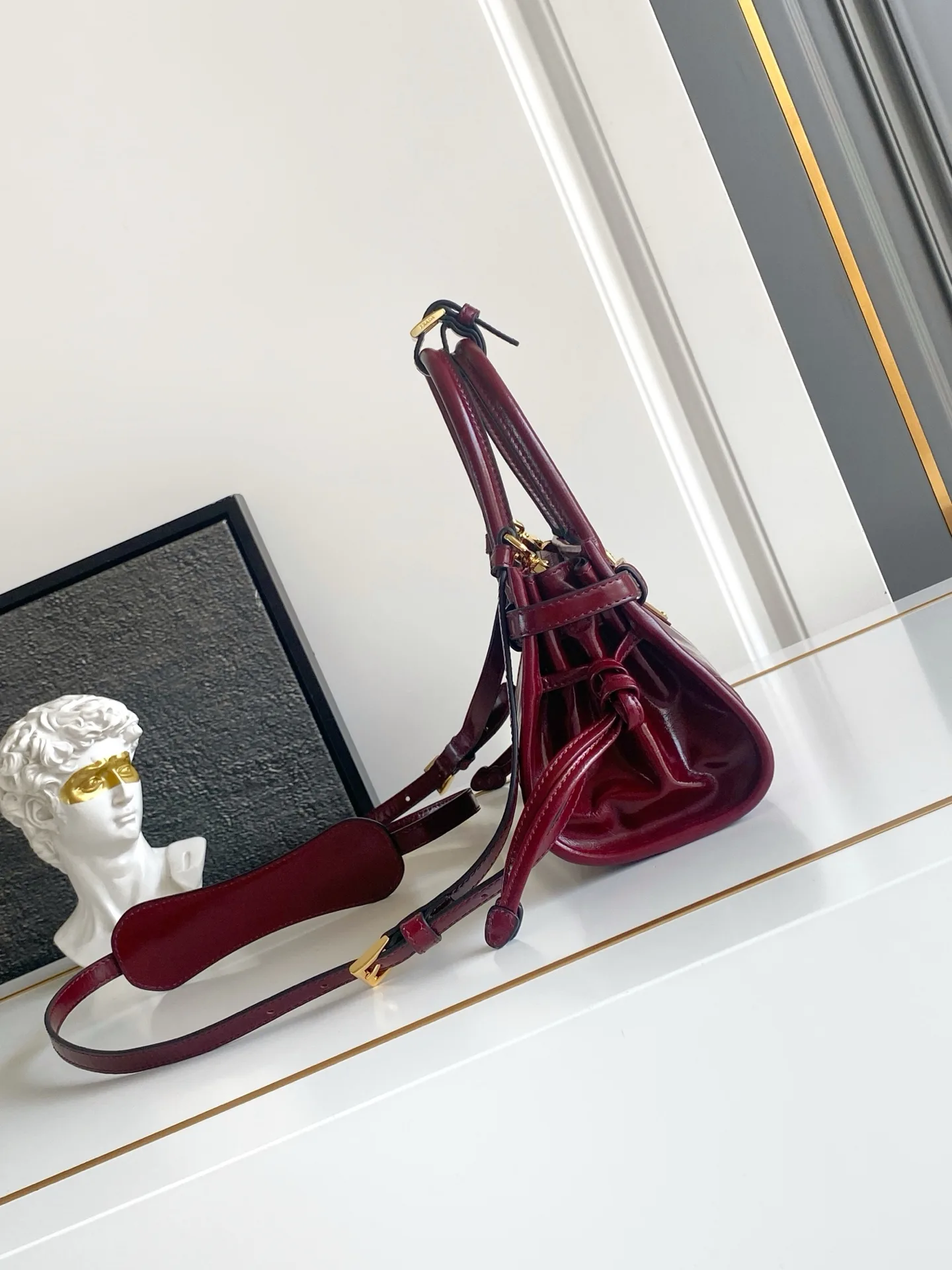 Prada Polished Top Handle Bag product photo from LabelPicks